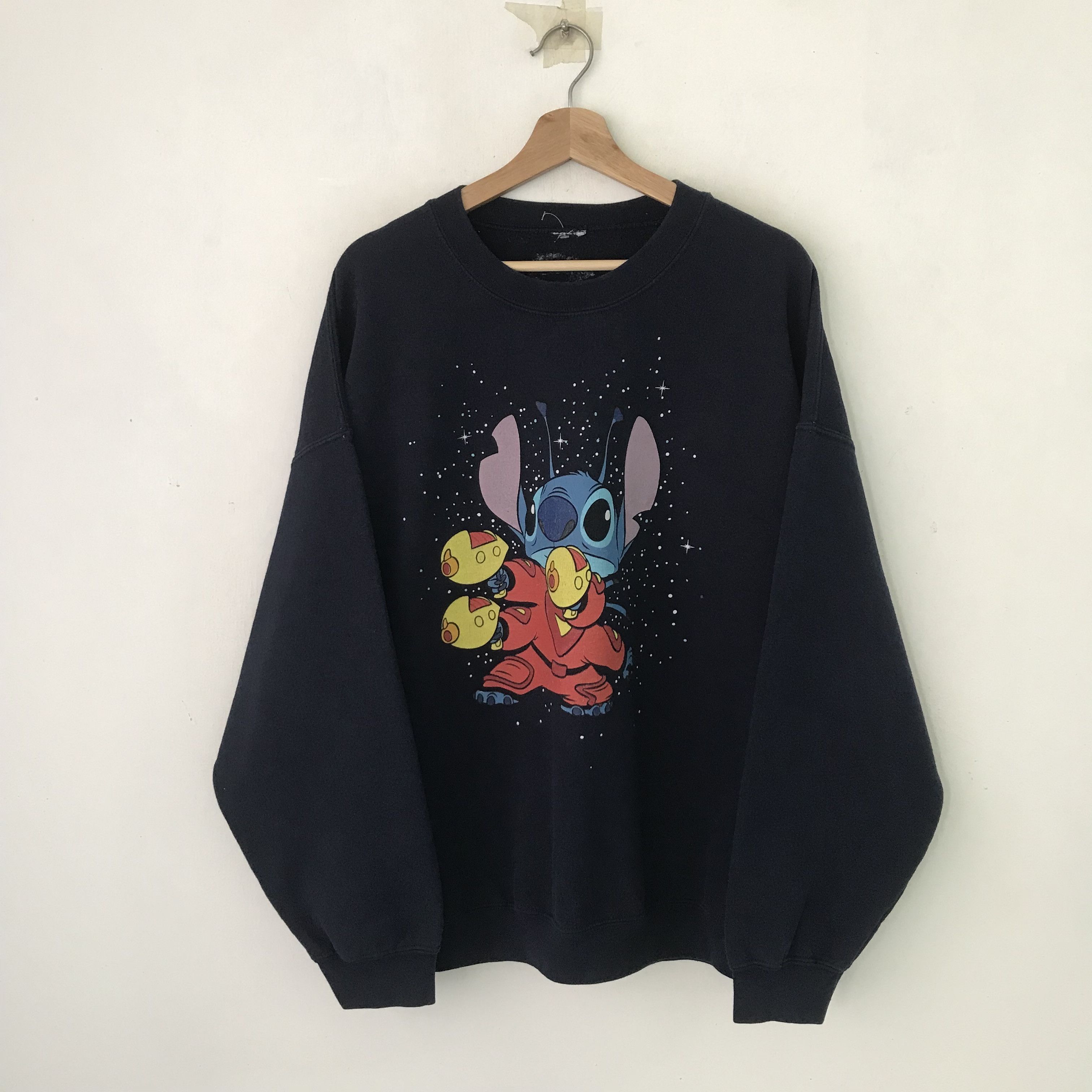 Vintage Vintage Lilo Stitch Blue Sweatshirt 2Xlarge - 489 Size US XXL / EU 58 / 5 - 1 Thumbnail