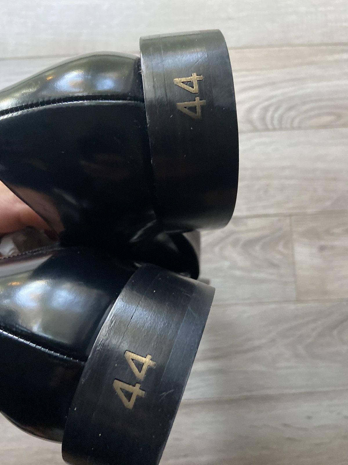 Balenciaga Leather Square Toe Derbies Size US 11 / EU 44 - 2 Thumbnail