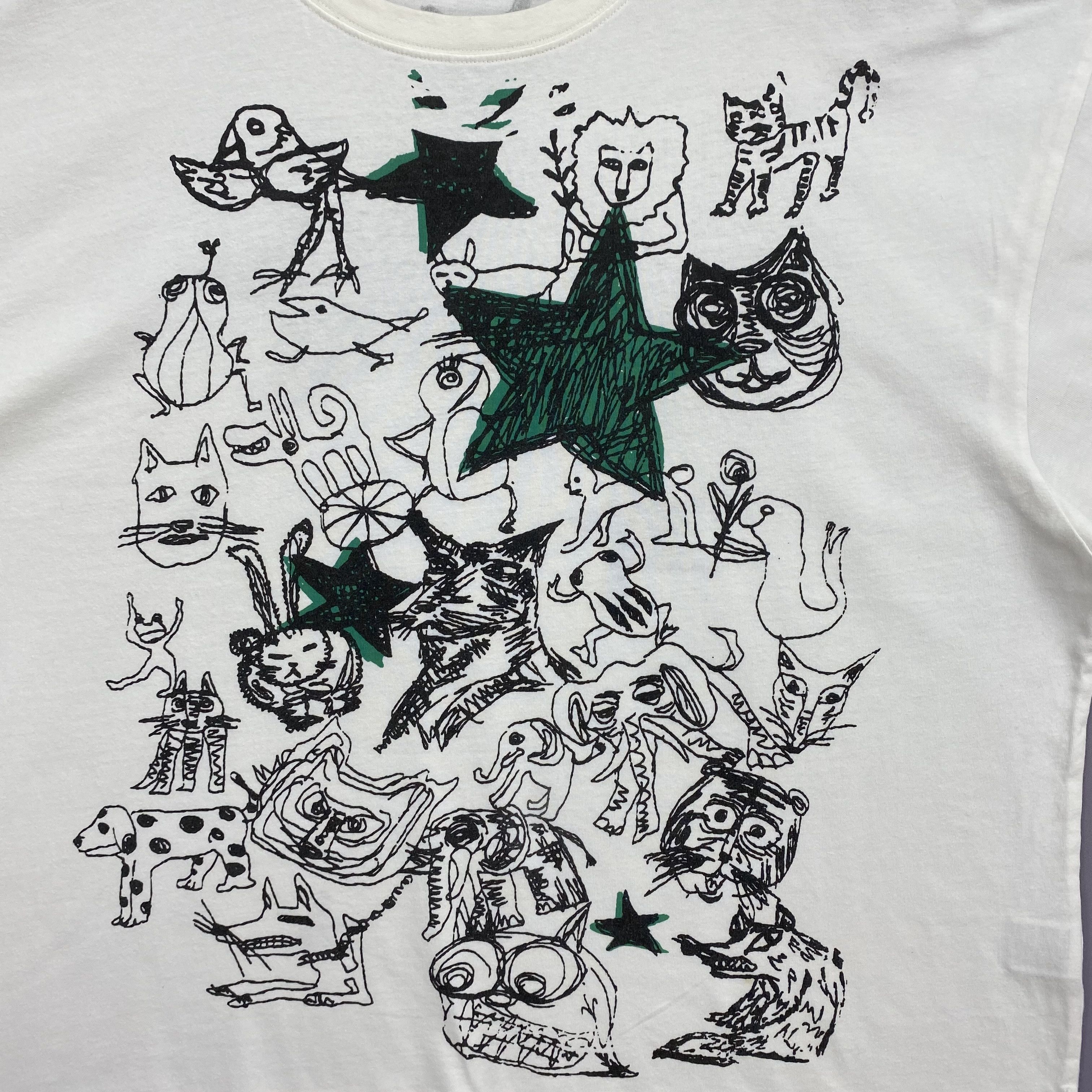 Japanese Brand × Vintage Vintage Y2K Japanese Arts T-Shirt Fuck Pop Art Crewneck Tee Size US XXL / EU 58 / 5 - 3 Thumbnail