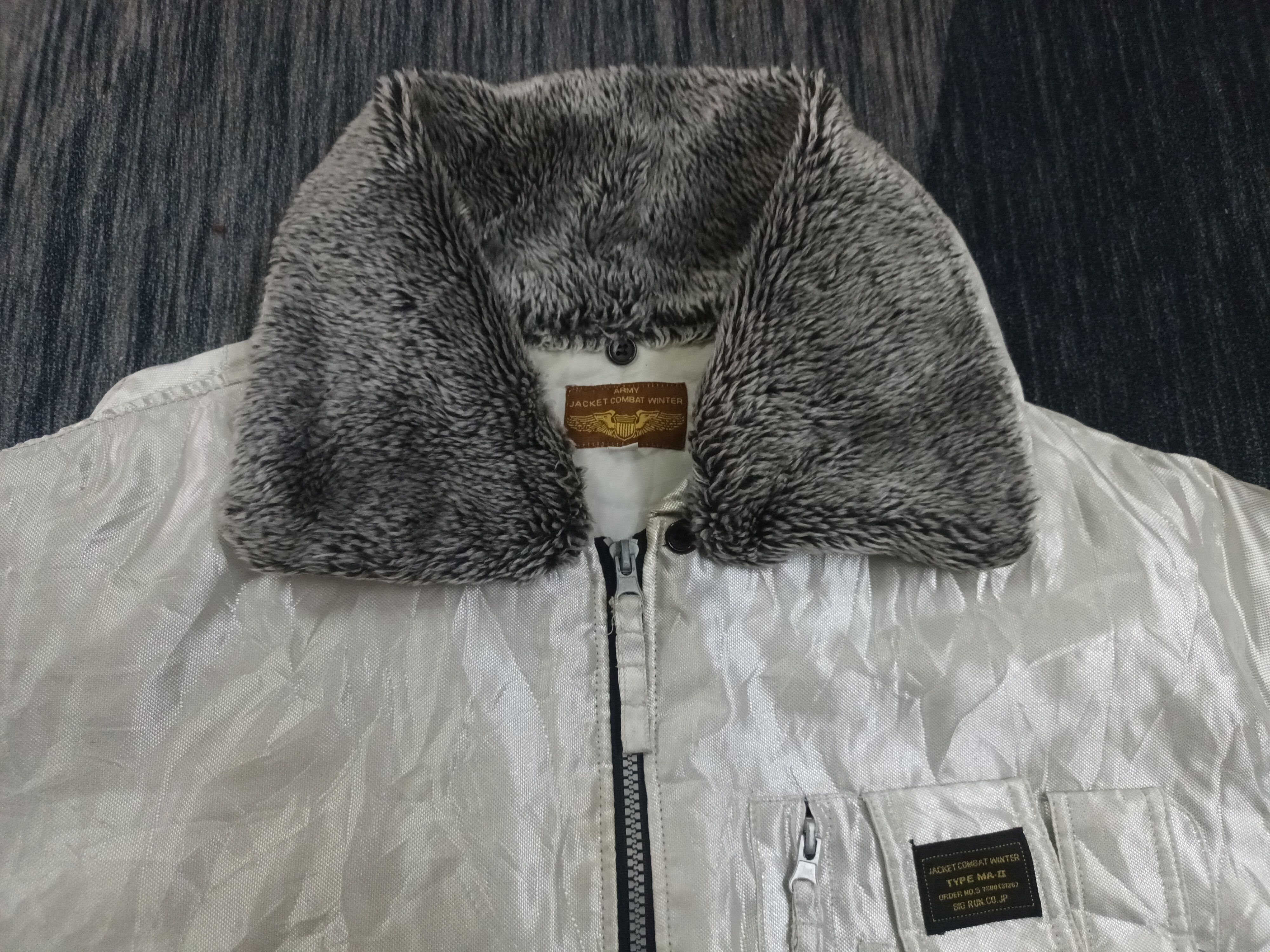 Japanese Brand 🔥 ARMY JACKET COMBAT WINTER TYPE MA 11 🔥 Size US XXL / EU 58 / 5 - 8 Thumbnail