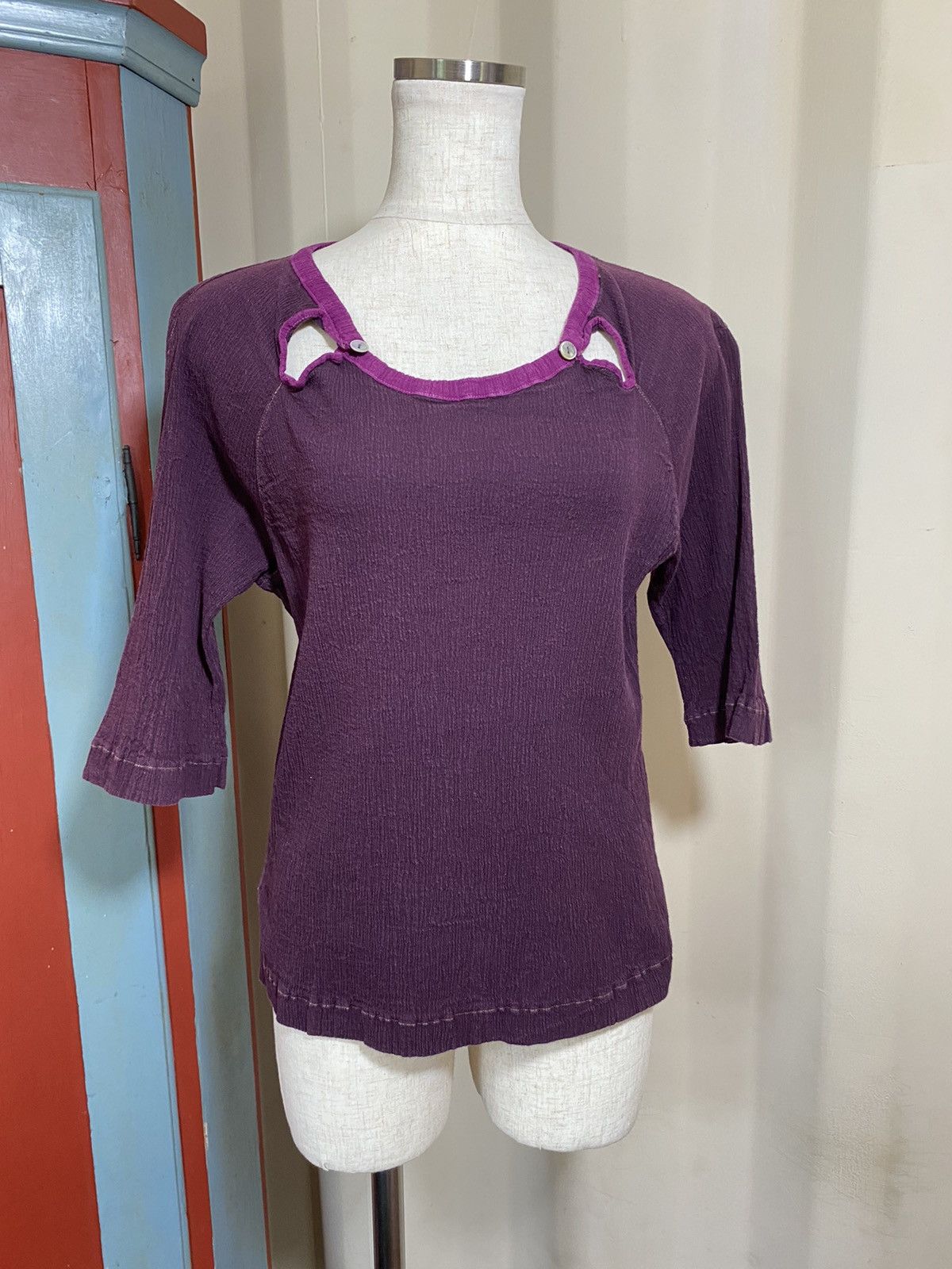 Tsumori Chisato TSUMORI CHISATO purple pleated top Size M / US 6-8 / IT 42-44 - 7 Thumbnail