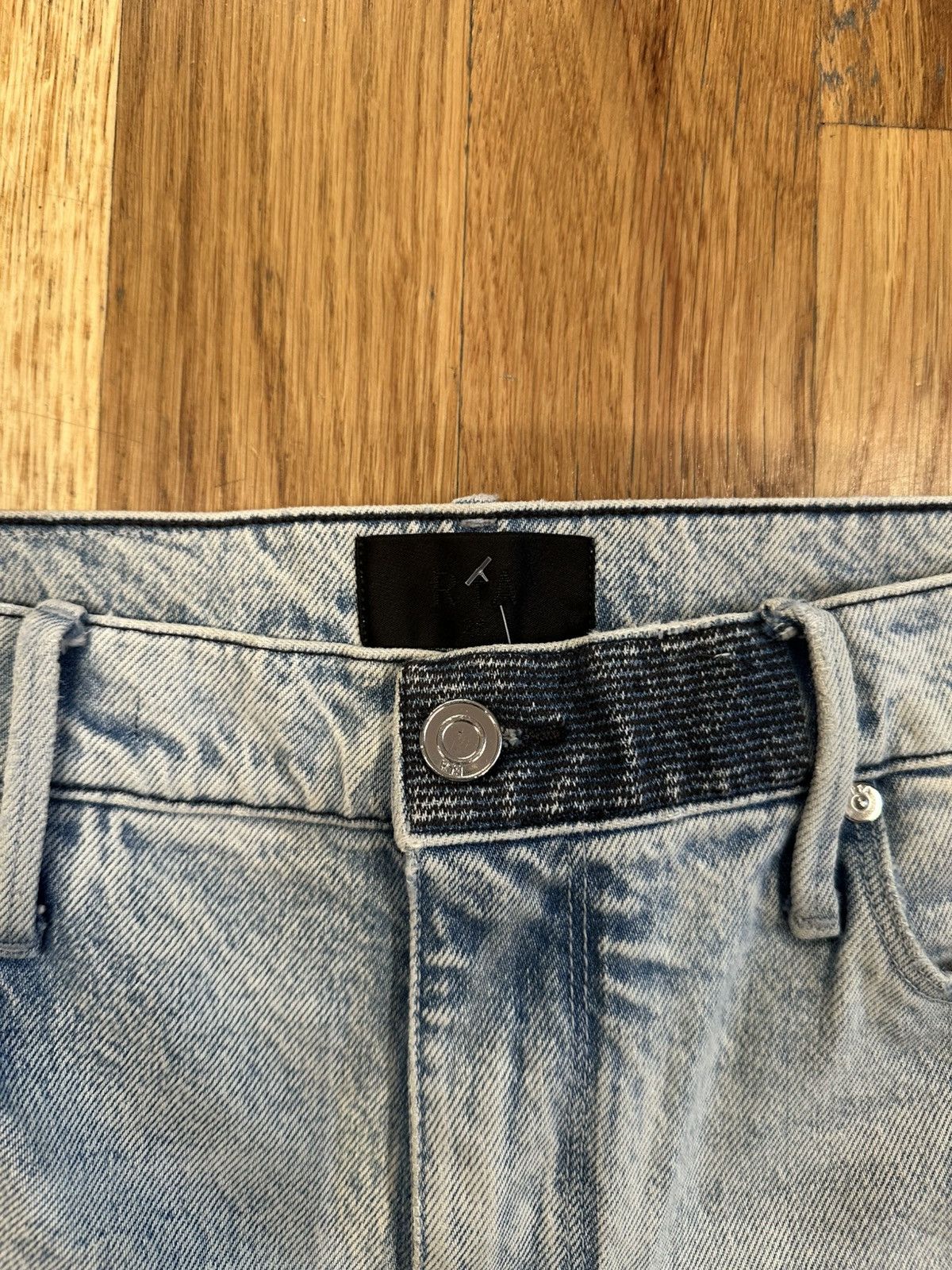 Rta RTA Rest In Peace/Power Light Blue Denim Jeans Sz 28 Size US 28 / EU 44 - 3 Thumbnail
