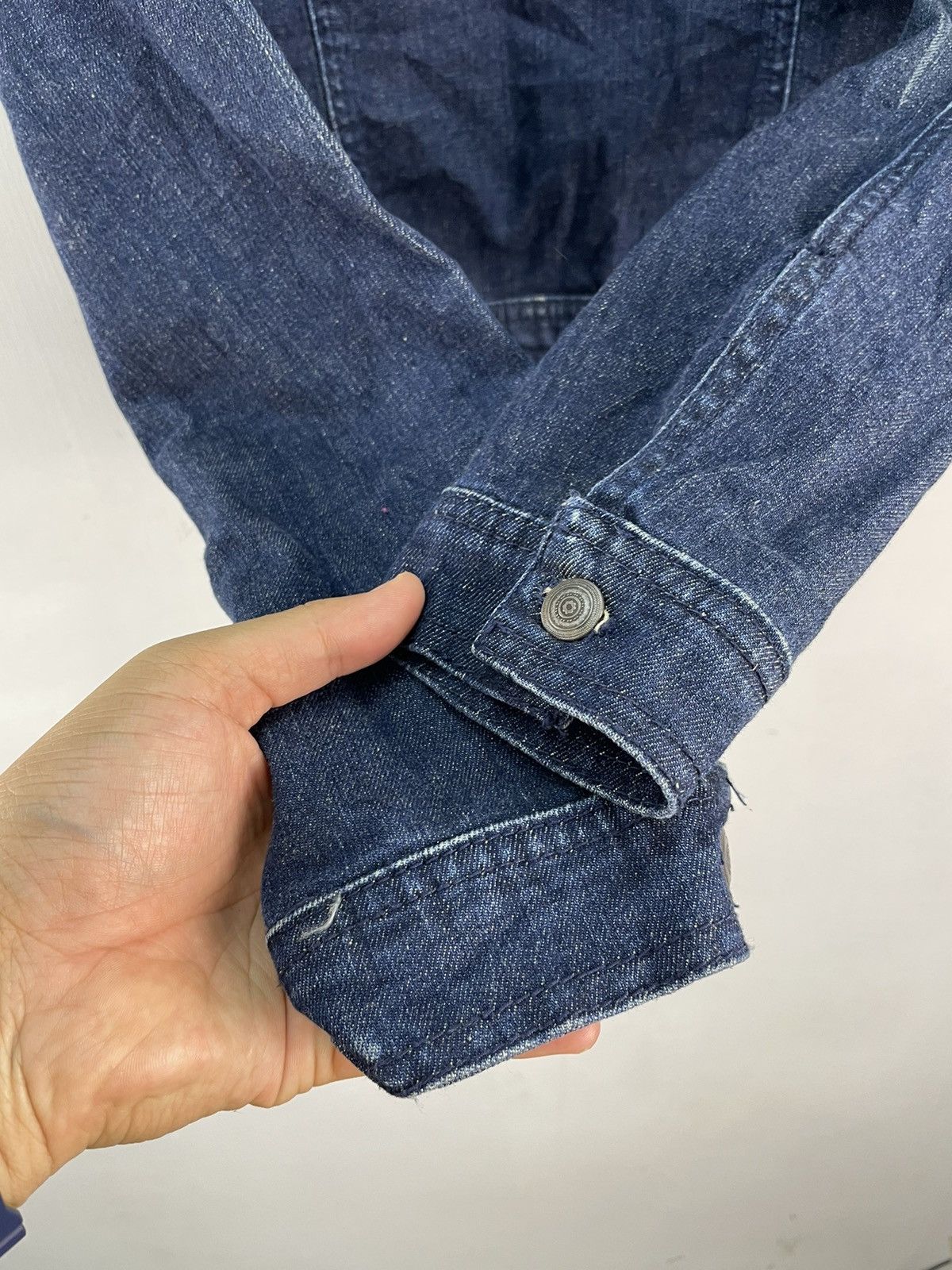 If Six Was Nine × Zara Zara Women Trucker Denim Jacket Native Navajo Patchwork Size S / US 4 / IT 40 - 5 Thumbnail