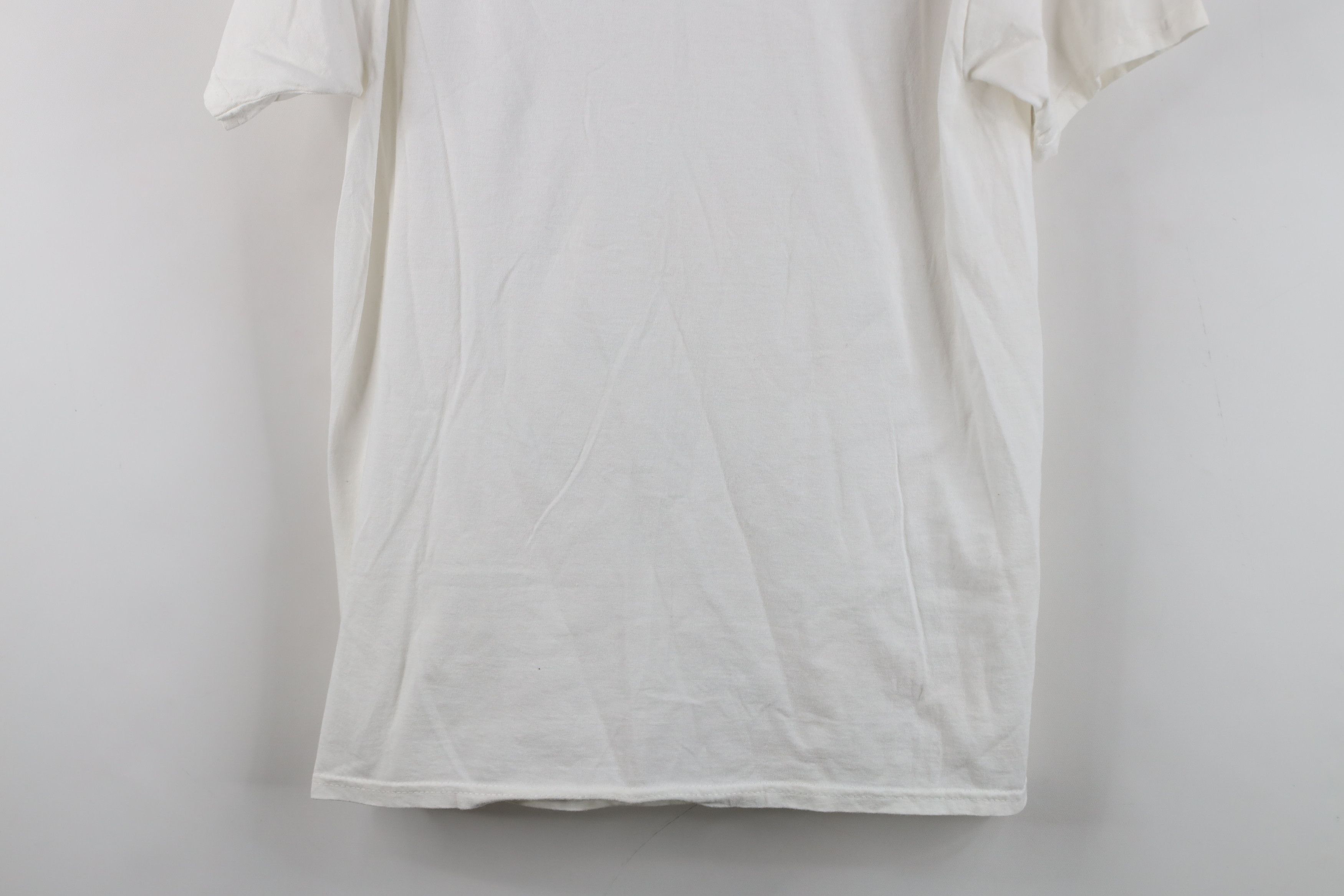 Vintage Vintage 90s Y2K Streetwear Cotton Short Sleeve T-Shirt White Size US M / EU 48-50 / 2 - 3 Thumbnail