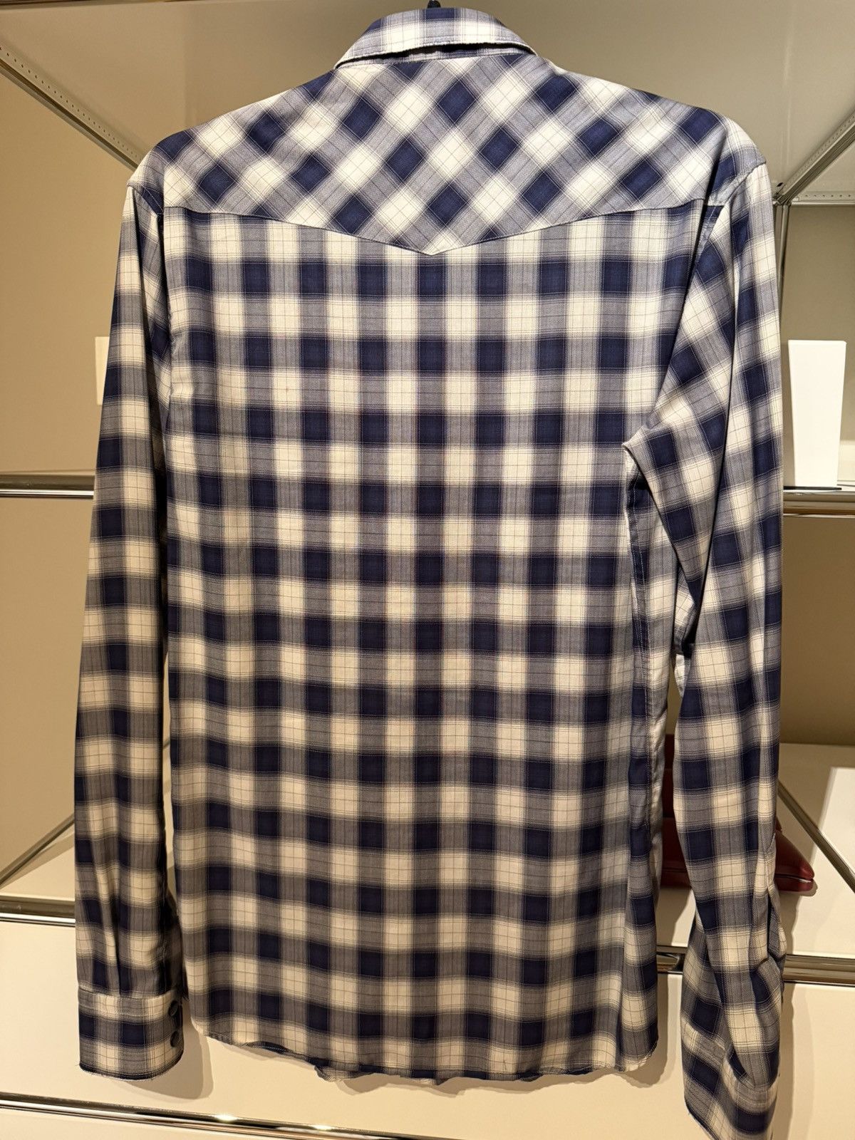 Balmain Decarnin era Balmain Plaid Shirt Size US S / EU 44-46 / 1 - 5 Thumbnail