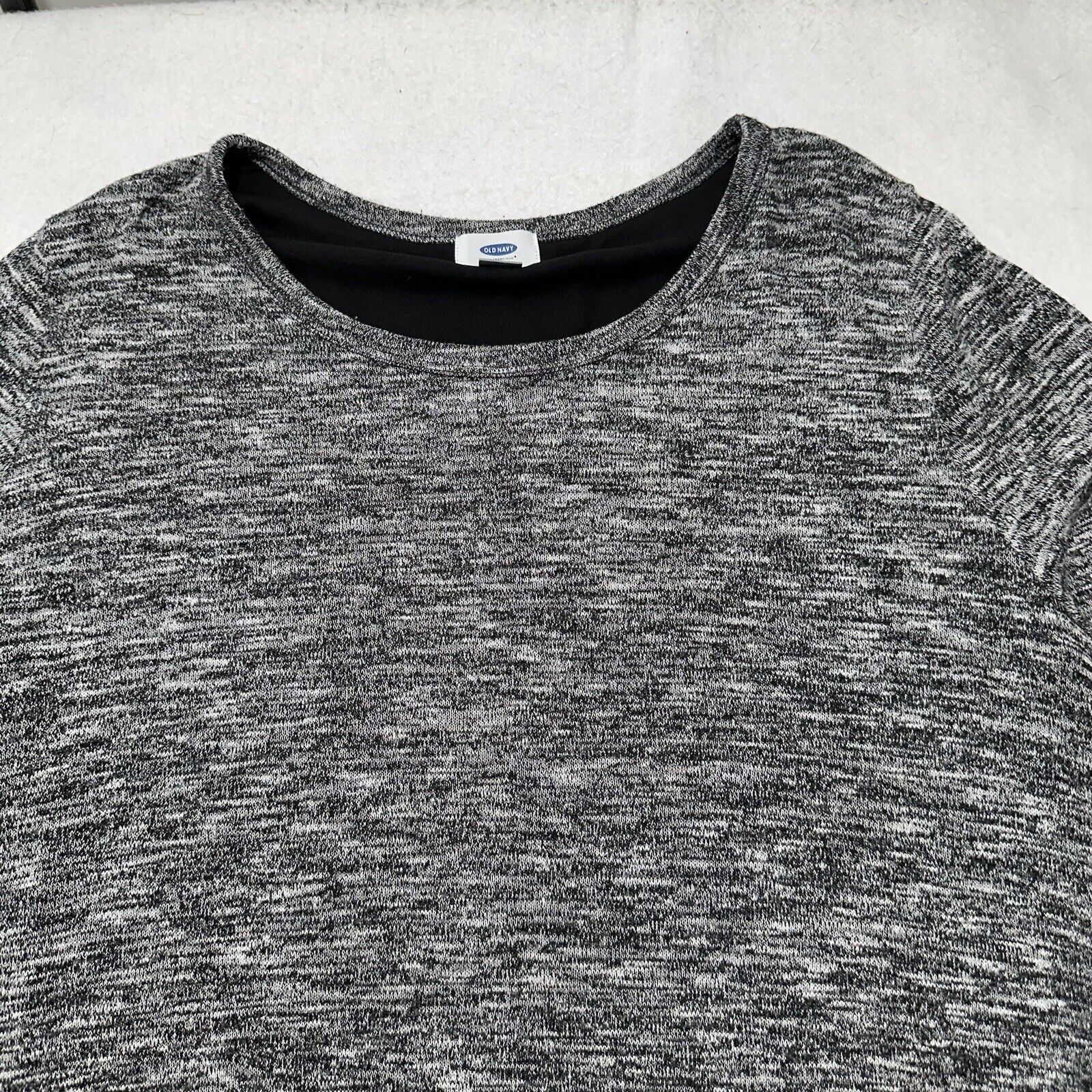 Old Navy Old Navy XL Slit Back Sweater Top Gray Pullover Shirt Size XL / US 12-14 / IT 48-50 - 2 Thumbnail