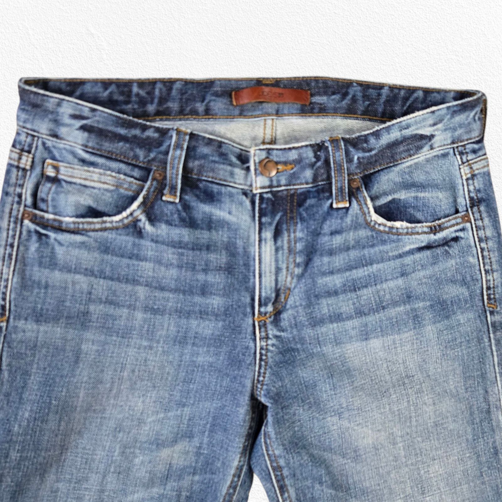 Other Distressed Boyfriend Ankle Straight Jeans Size 27 Size 27" / US 4 / IT 40 - 3 Thumbnail