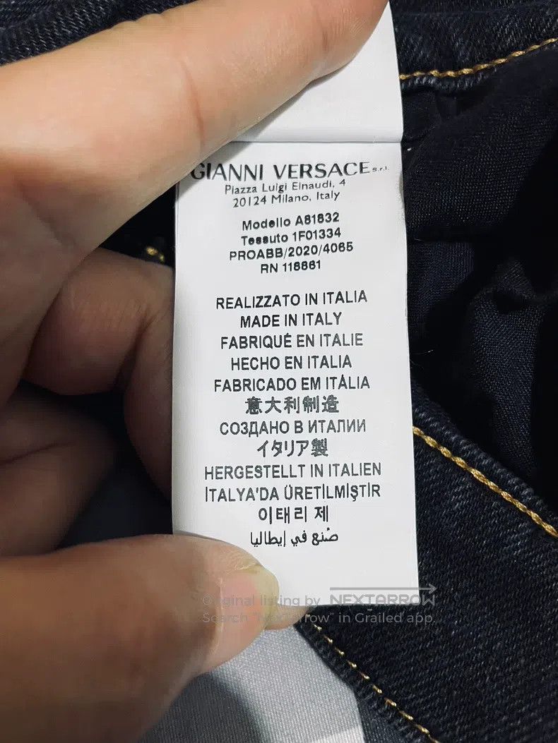 Versace Versace Medusa craft embroidered jeans Size US 35 - 8 Thumbnail