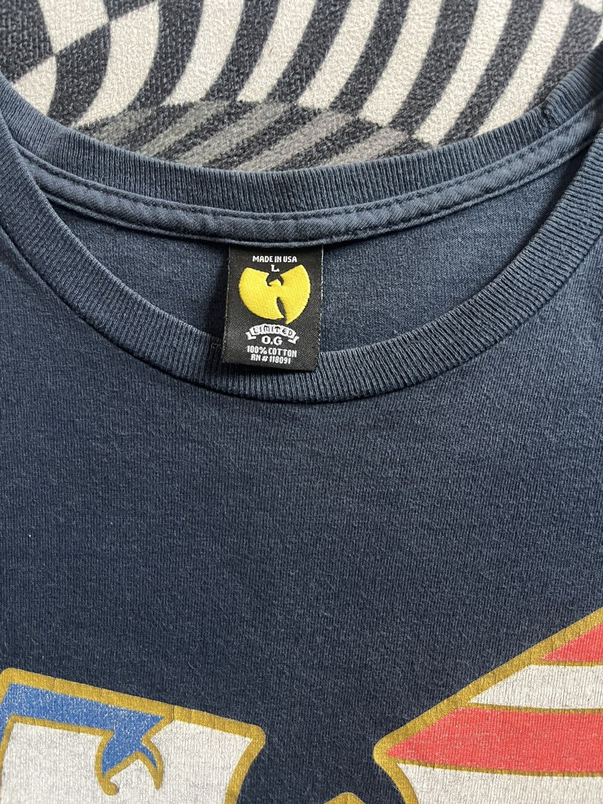 Wu-Tang Clan Vintage WUTANG Brand Limited Big Logo USA Tshirt Size US L / EU 52-54 / 3 - 4 Thumbnail
