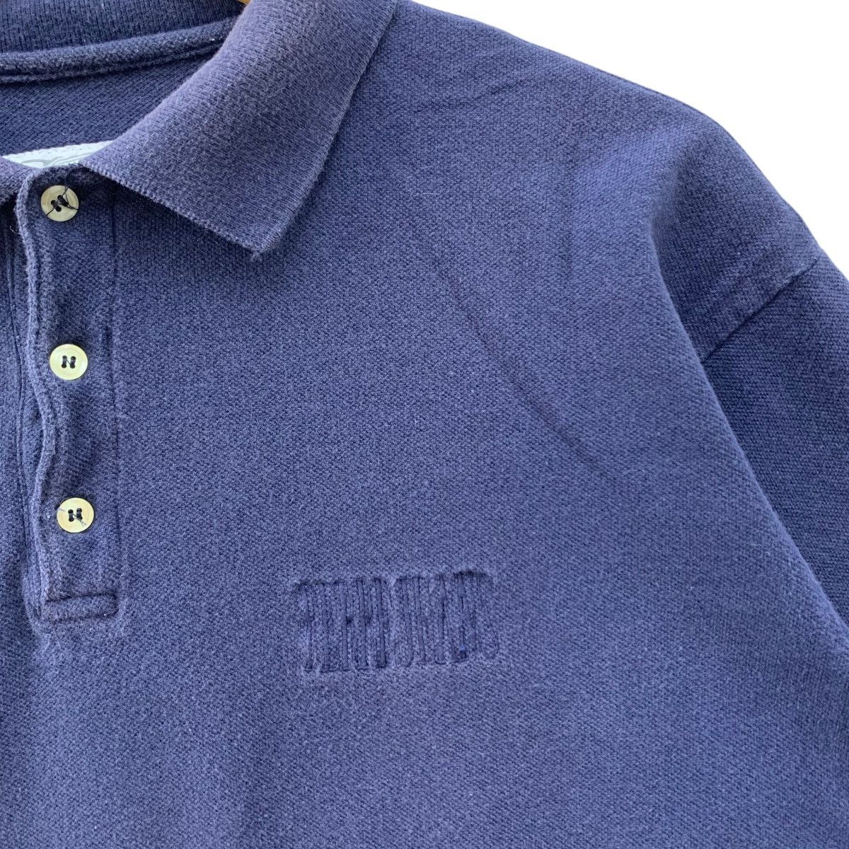 Gianfranco Ferre GIANFRANCO FERRE JEANS Italy Plain Blue Button Up Shirt Size US L / EU 52-54 / 3 - 3 Thumbnail