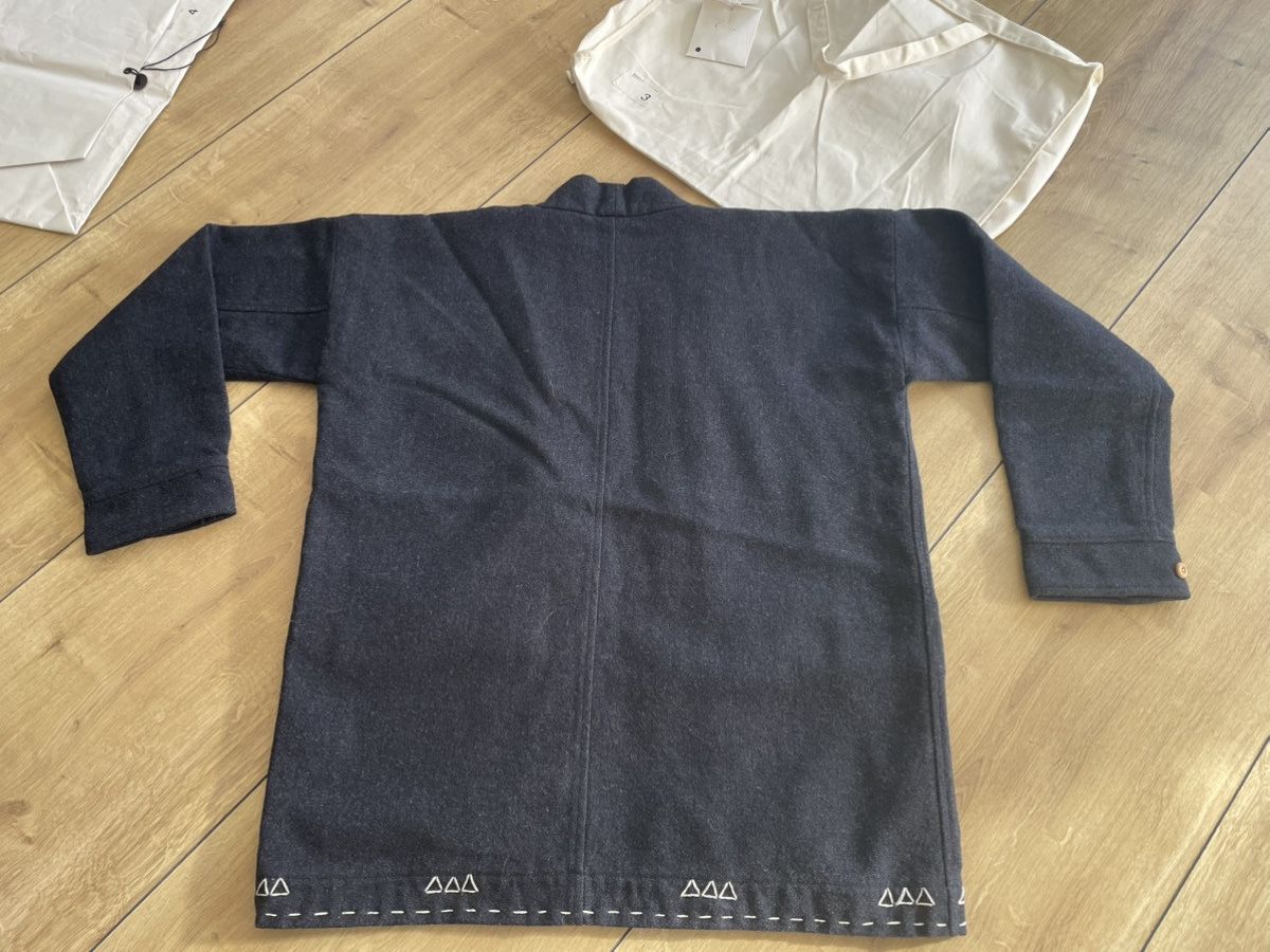 Visvim Visvim Sanjuro Jacket Mil Twill navy Size US M / EU 48-50 / 2 - 2 Thumbnail
