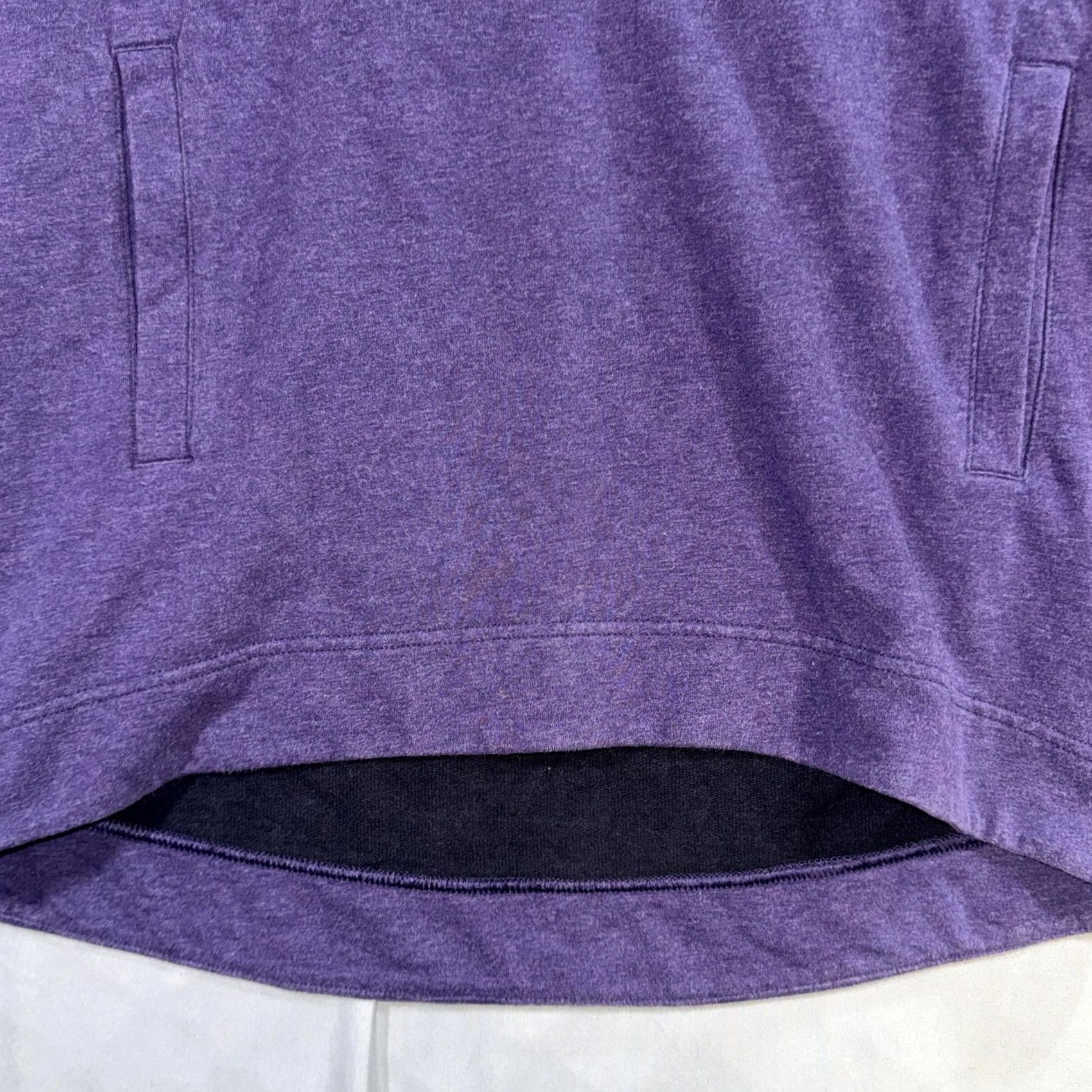 Lululemon Lululemon Hoodie Womens 6 Purple Pullover Long Sleeve High-Low Hem Crew Neck Pocket Logo Activewear, Casual, Travel Women’s 6 Purple Hoodie Sweatshirt Size M / US 6-8 / IT 42-44 - 5 Thumbnail
