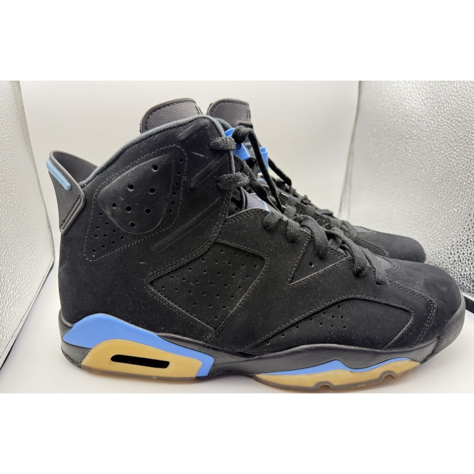 Jordan Brand Nike Air Jordan 6 VI Retro “UNC” Black/Blue 2017 Mens 13 Size US 13 / EU 46 - 3 Thumbnail
