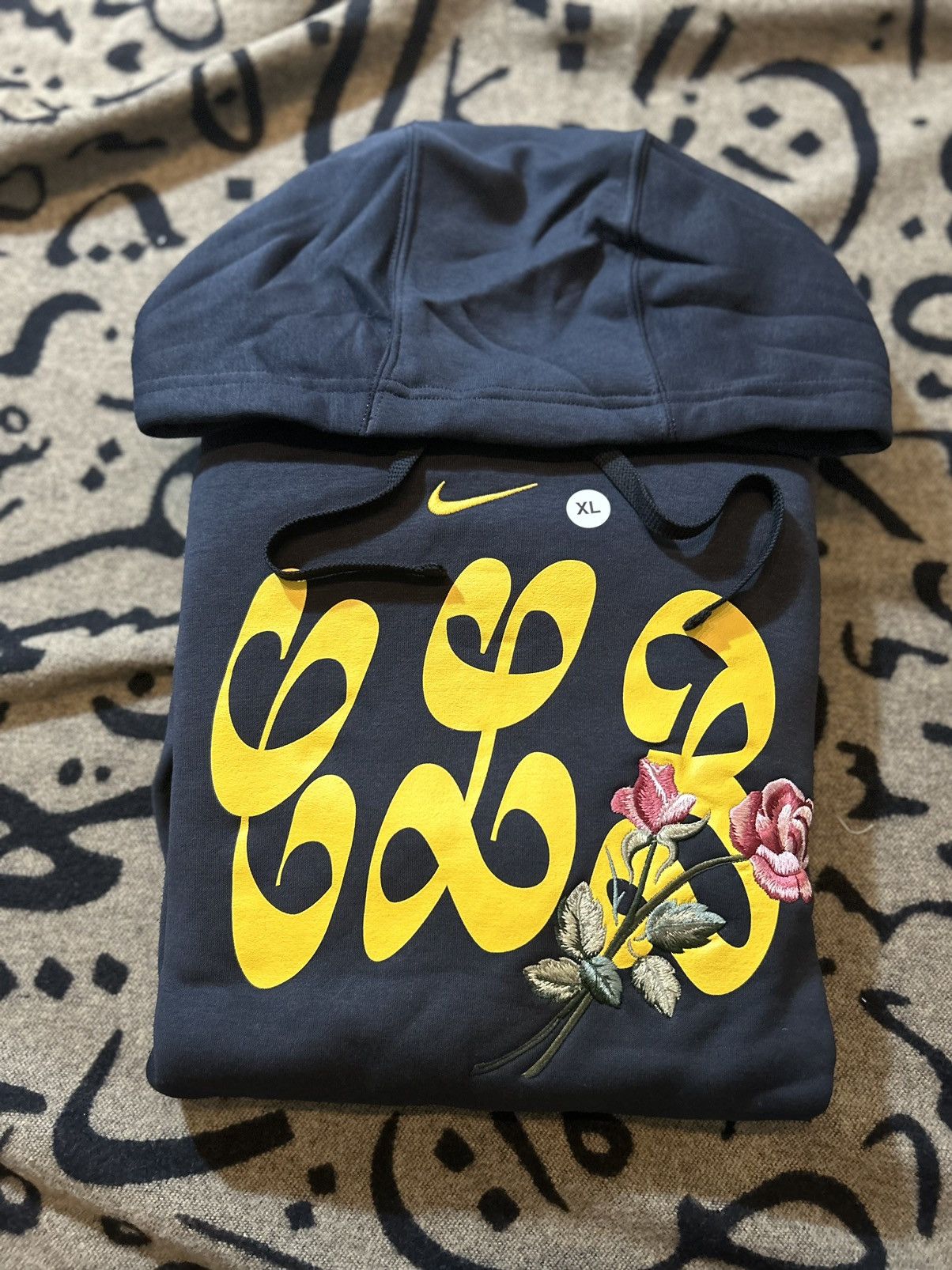 Nike × October's Very Own Unreleased CLB Nike Rose Embroidered Birthday Hoodie Size US XL / EU 56 / 4 - 12 Thumbnail