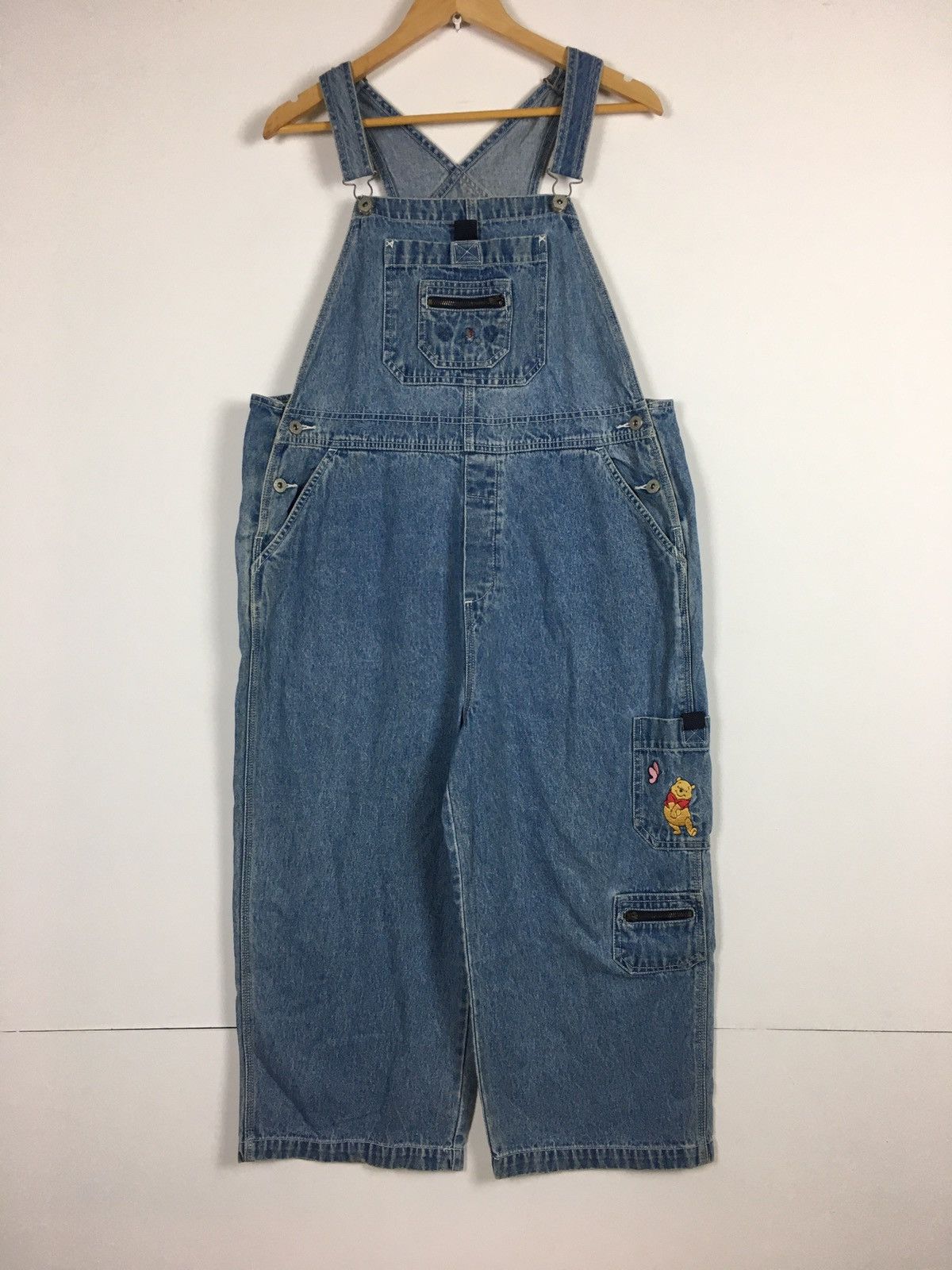 Disney Vintage Disney Pooh Bib Overall Baggy Size 39" - 1 Thumbnail