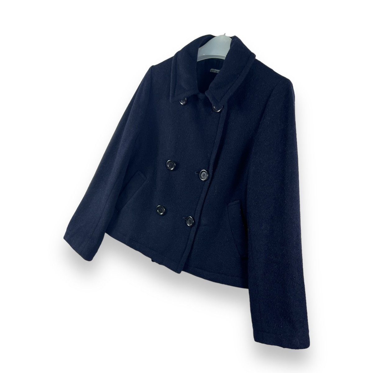 Japanese Brand 🔥 JOURNAL STANDARD WIDE PEACOAT CROPED WOMENSWEAR Size S / US 4 / IT 40 - 2 Thumbnail