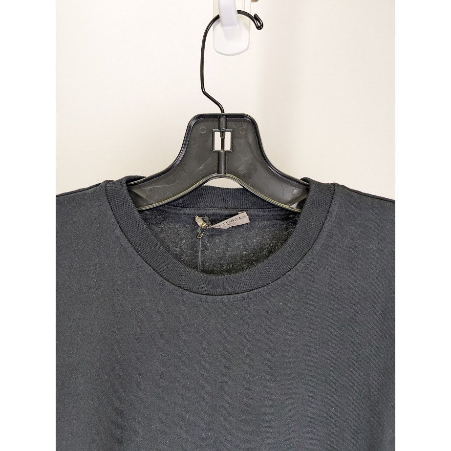 Bottega Veneta o1rshd1 Sunrise Light Cotton T-Shirt in Nero Size US M / EU 48-50 / 2 - 4 Thumbnail