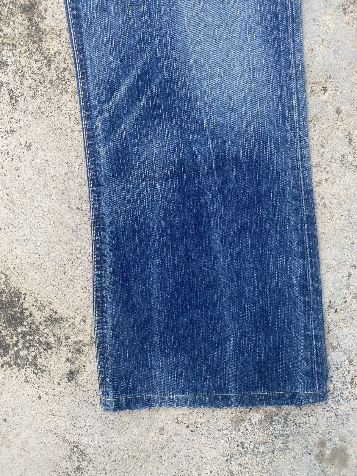 Edwin × If Six Was Nine × Vintage Vintage Flare Edwin Blue Trip Honeycomp Jeans Size US 36 / EU 52 - 13 Thumbnail