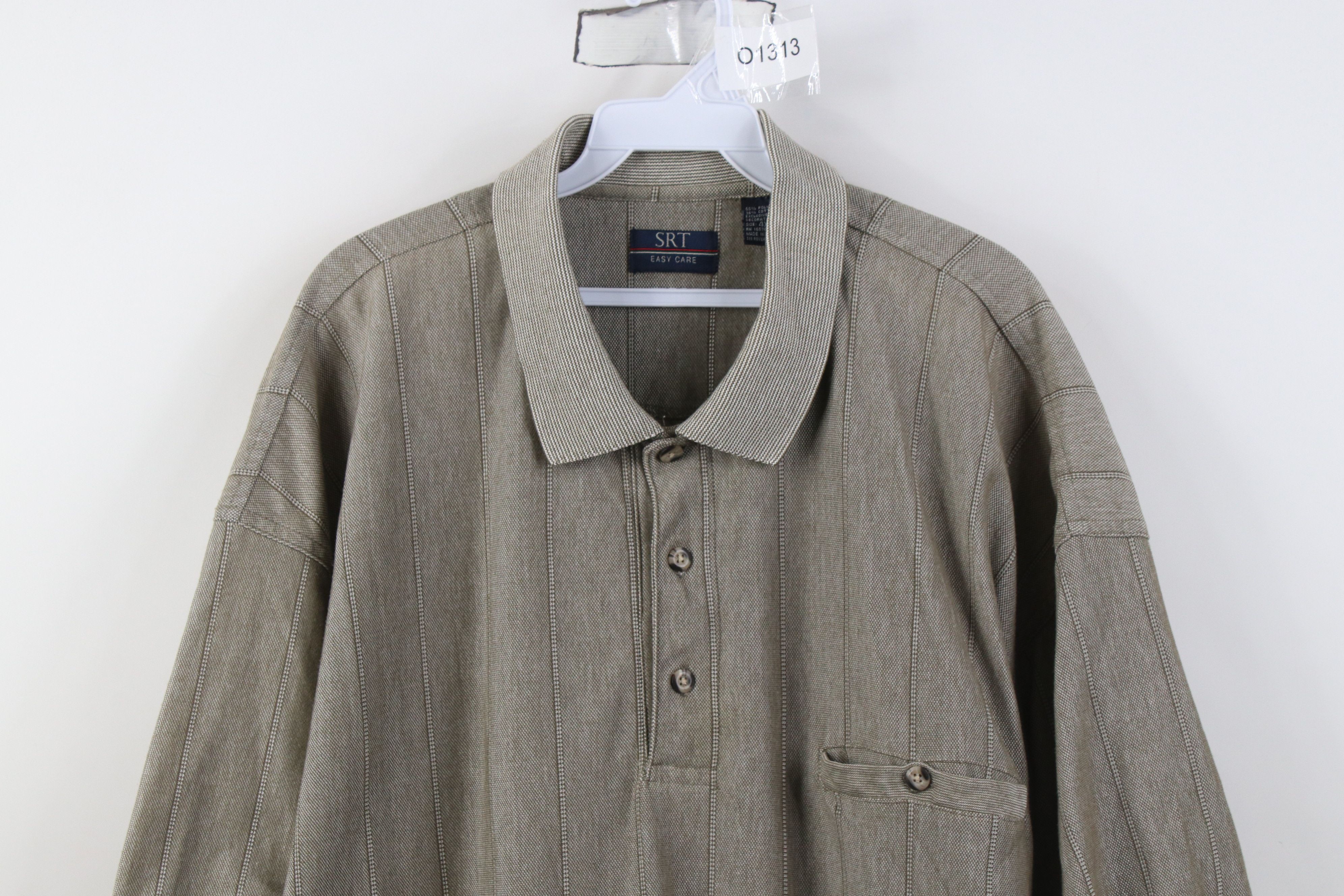Vintage Vintage 90s Streetwear Knit Collared Pullover Polo Shirt Mob Size US XXL / EU 58 / 5 - 2 Thumbnail