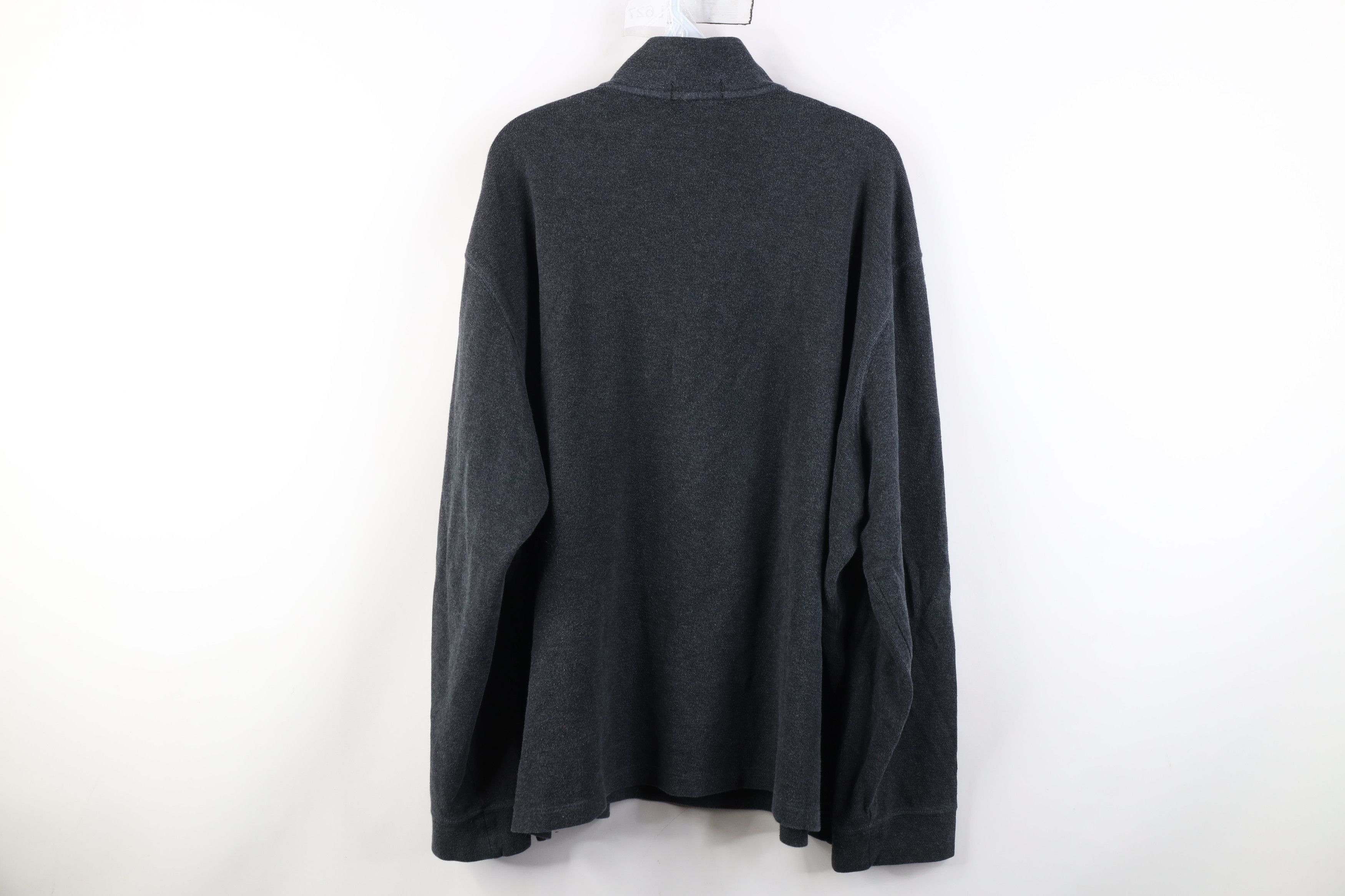 Ralph Lauren Vintage Ralph Lauren Cotton Ribbed Knit 1/4 1/2 Zip Sweater Size US XXL / EU 58 / 5 - 9 Thumbnail