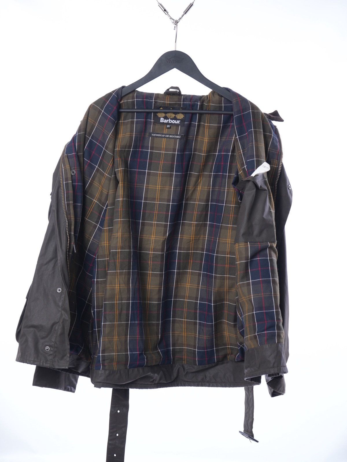 Barbour Barbour International Wax Duracotton Belted Jacket T590 Size US XXL / EU 58 / 5 - 8 Thumbnail