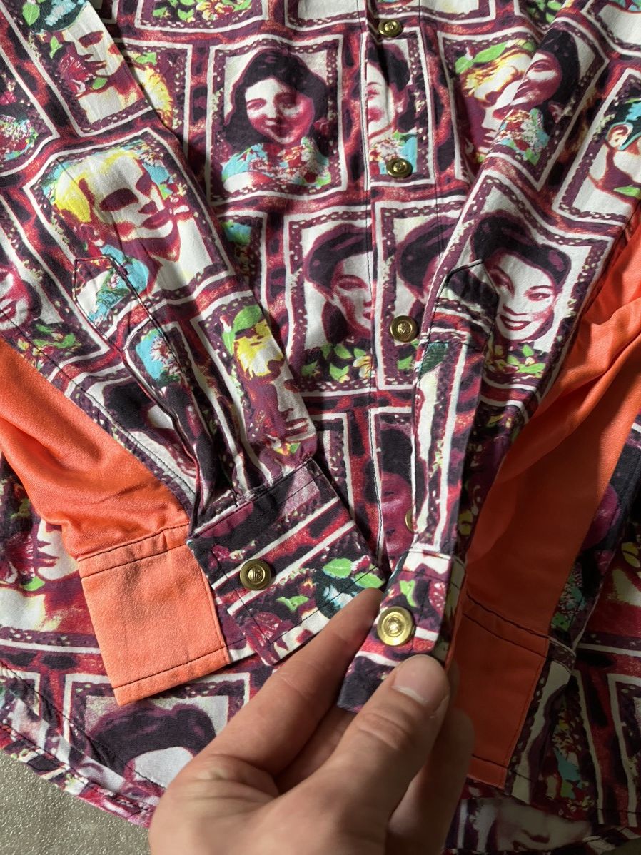 Jean Paul Gaultier Vintage Jean Paul Gaultier Portraits button up shirt rare Size US L / EU 52-54 / 3 - 7 Thumbnail