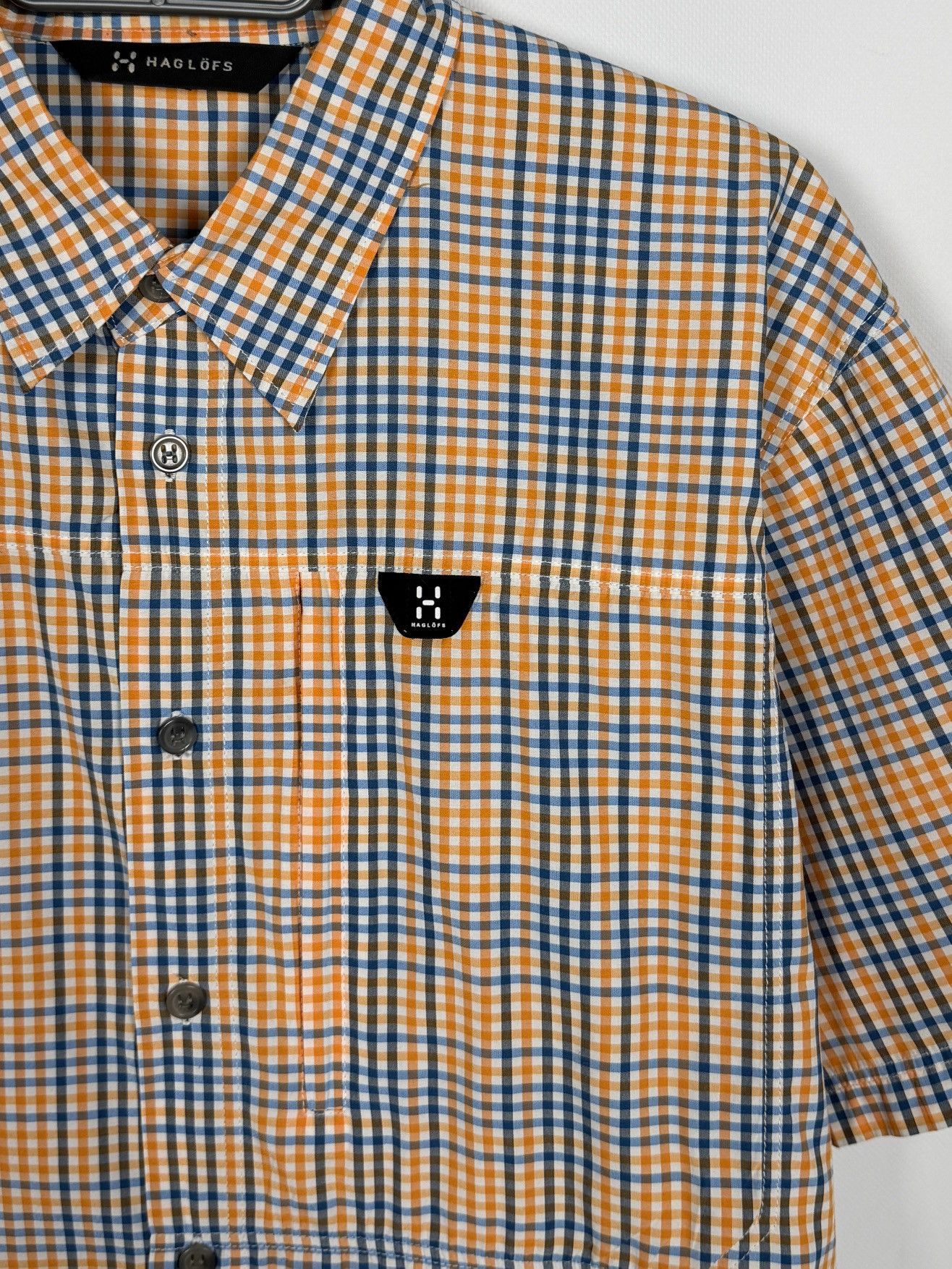 Haglofs Haglofs Climatic Short Sleeve Plaid Shirt Button Up Outdoor Size US XL / EU 56 / 4 - 6 Thumbnail