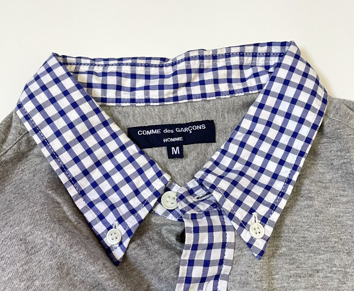 Comme des Garcons Cdg homme AD2008 hybrid checkered shirt Size US M / EU 48-50 / 2 - 3 Thumbnail