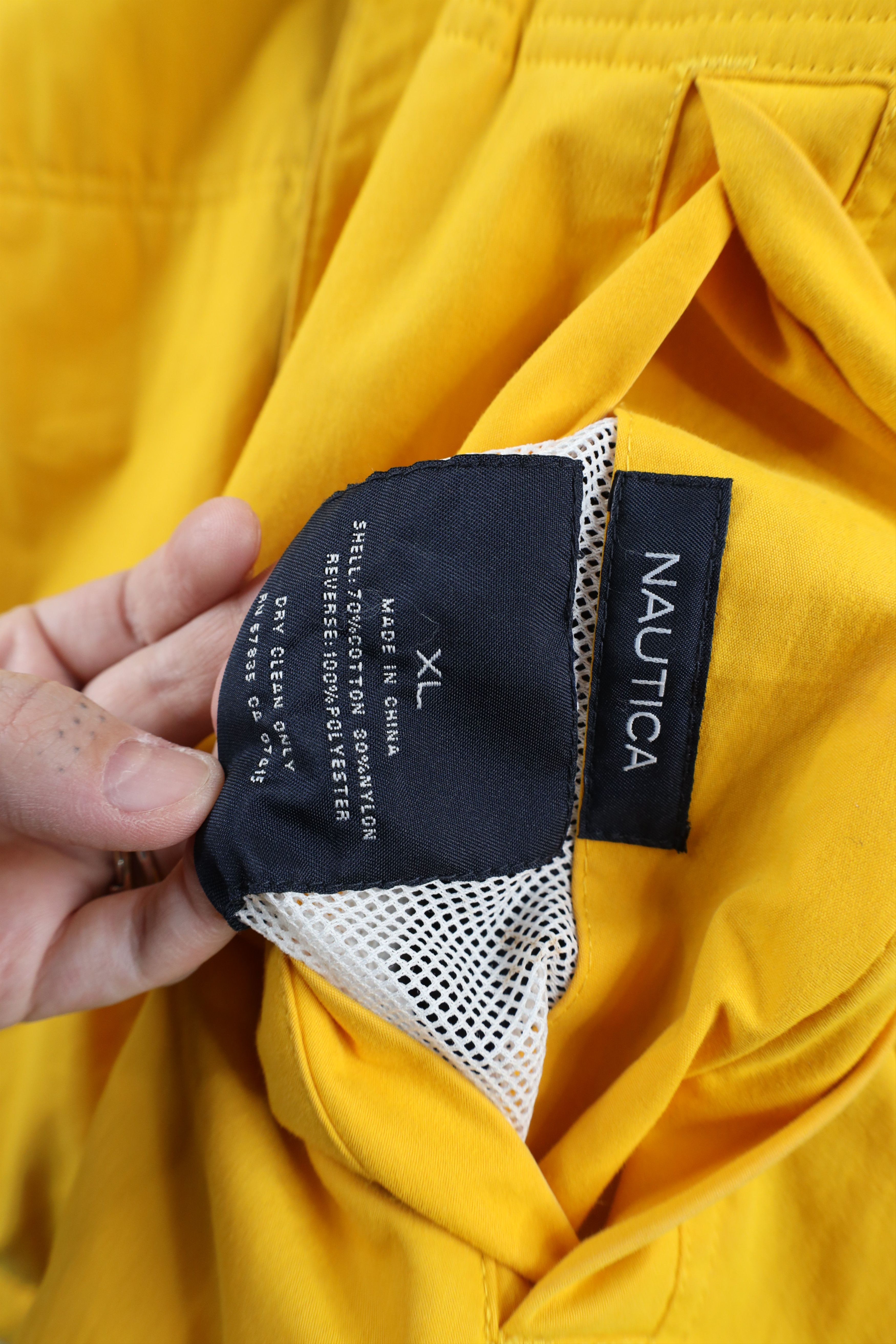 Nautica × Vintage Vintage 90s Nautica Reversible Hooded Sailing Jacket Coat Size US XL / EU 56 / 4 - 16 Thumbnail