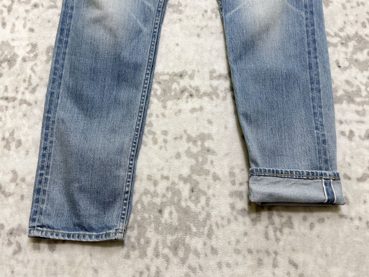 Japanese Brand Vintage Ships Selvedge Denim Light Wash Skinny Fit Size US 31 - 7 Thumbnail