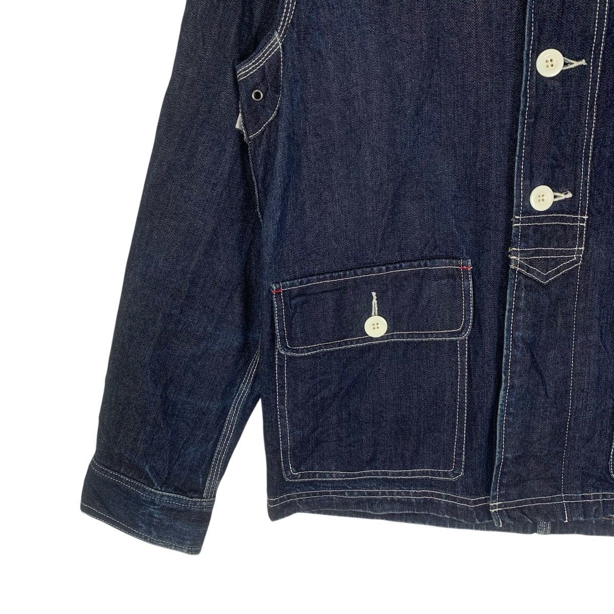 Japanese Brand Back Number JapaneseBrand Designer StreetWear Denim Jacket Size US M / EU 48-50 / 2 - 5 Thumbnail