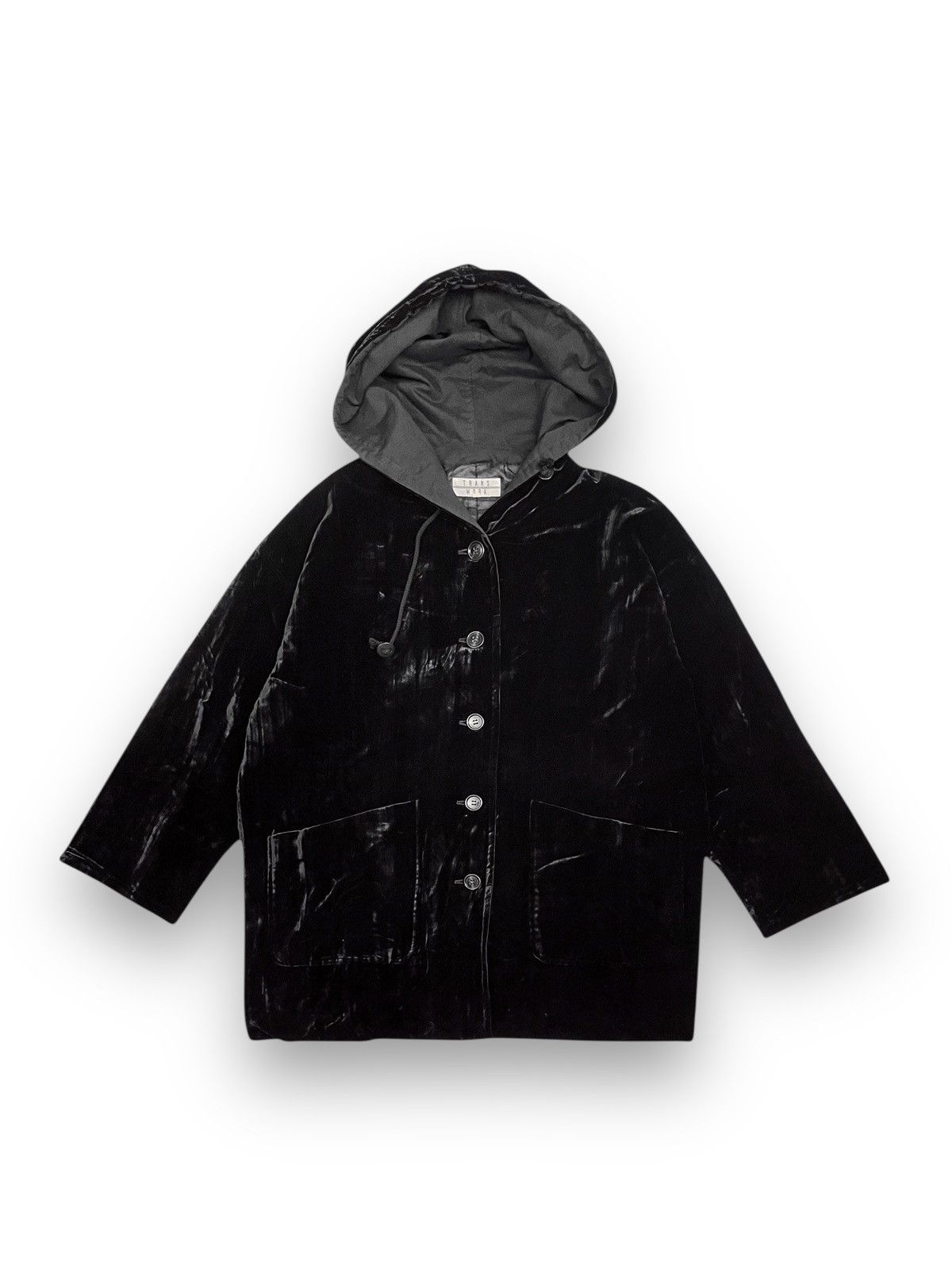 Velvet × Vintage 90s Trans Work Vintage Velvet Coat Size US XL / EU 56 / 4 - 2 Thumbnail