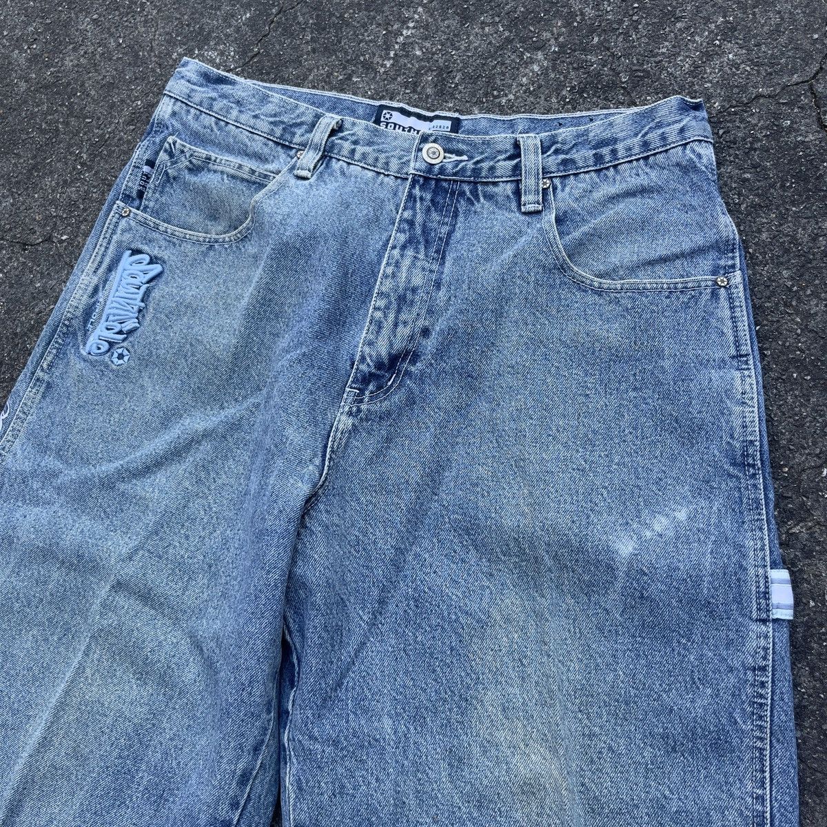 Southpole × Vintage Vintage Y2K SOUTHPOLE Jnco Style Carpenter Jeans Size US 36 / EU 52 - 2 Thumbnail