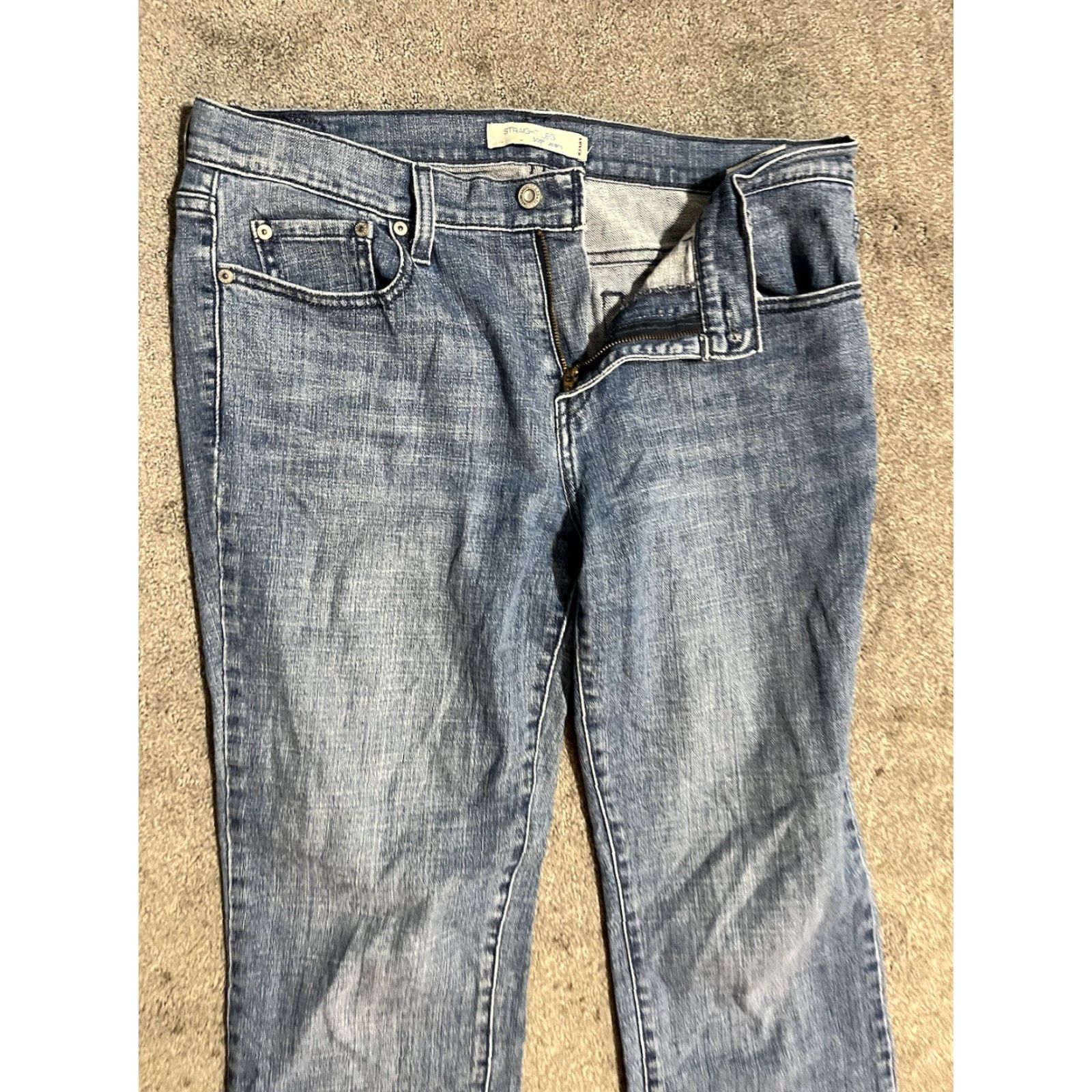 Levi's Levi's Jeans Womens 10 Blue 505 Straight Leg Regular Size 10 Cotton Zip Button USA 26in Inseam Straight Denim Pants adults? Size 32" / US 10 / IT 46 - 4 Thumbnail