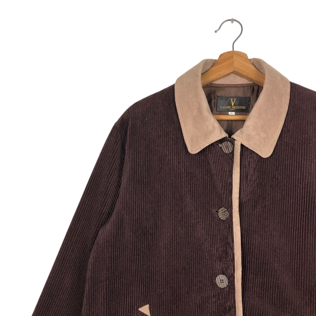 Japanese Brand 📌Vintage Button Jacket Claudio Valentino Paris Size US L / EU 52-54 / 3 - 8 Thumbnail