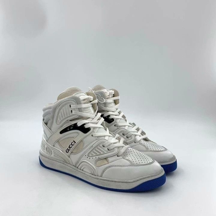 Gucci Gucci Basket High-Top Logo Vintage Sneakers Size US 6 / EU 39 - 2 Thumbnail