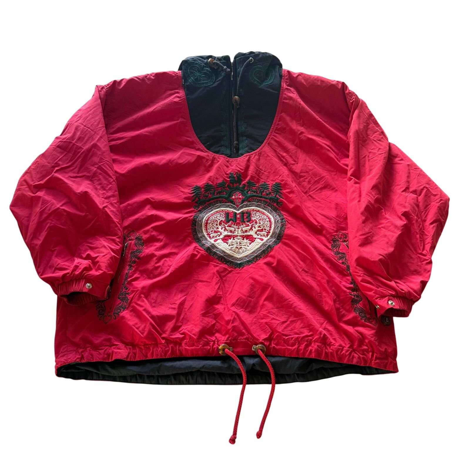 Vintage Bogner 1/4 Zip Ski Snowboard Jacket Sz L