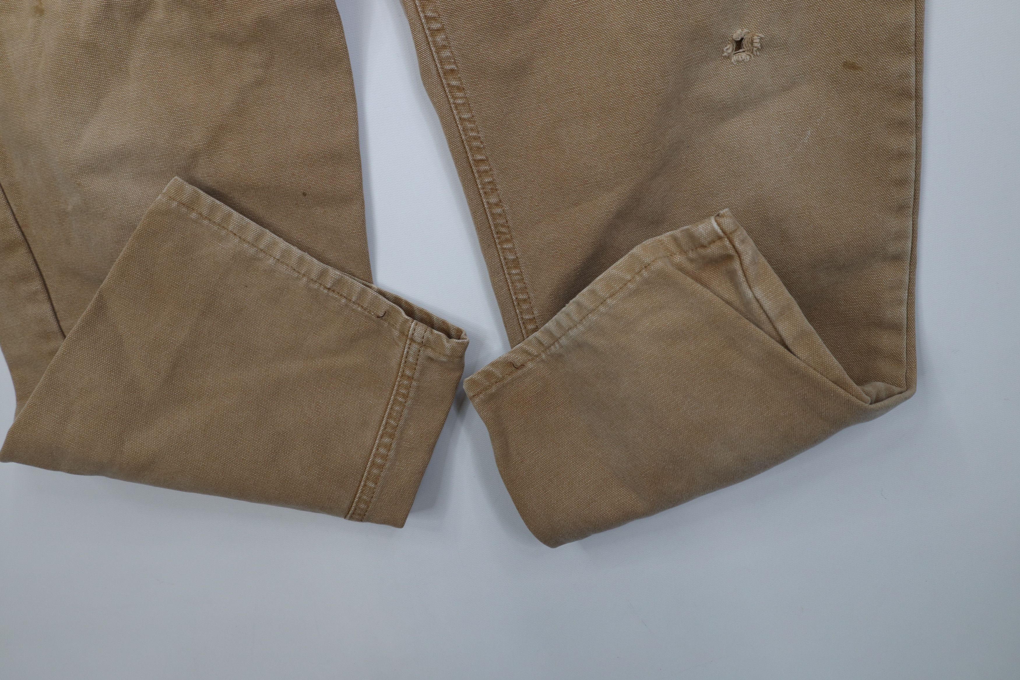 Carhartt Vintage 90s Carhartt Wide Leg Canvas Dungaree Pants USA Size US 40 / EU 56 - 5 Thumbnail