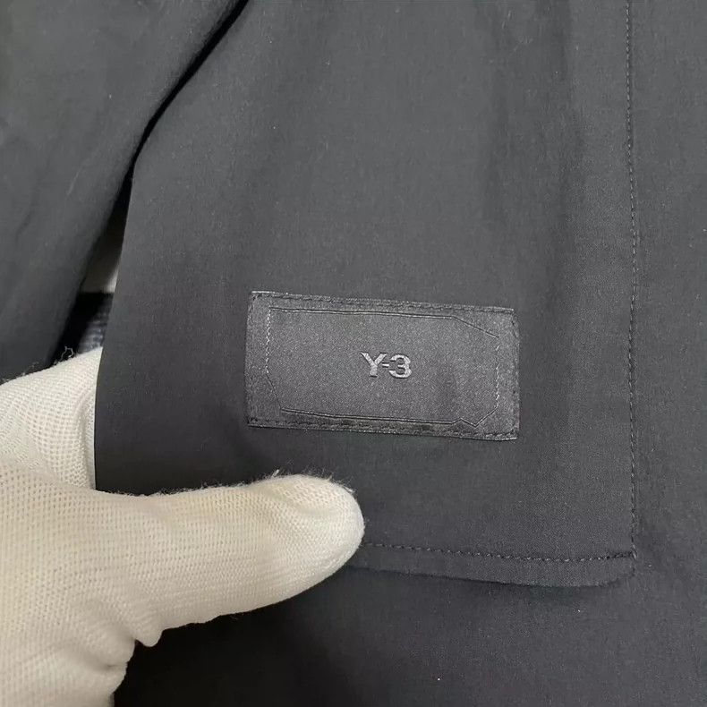 Y-3 Y-3 Multi Pocket Solid Single Breasted Long Sleeve Blouse Size US XL / EU 56 / 4 - 4 Thumbnail