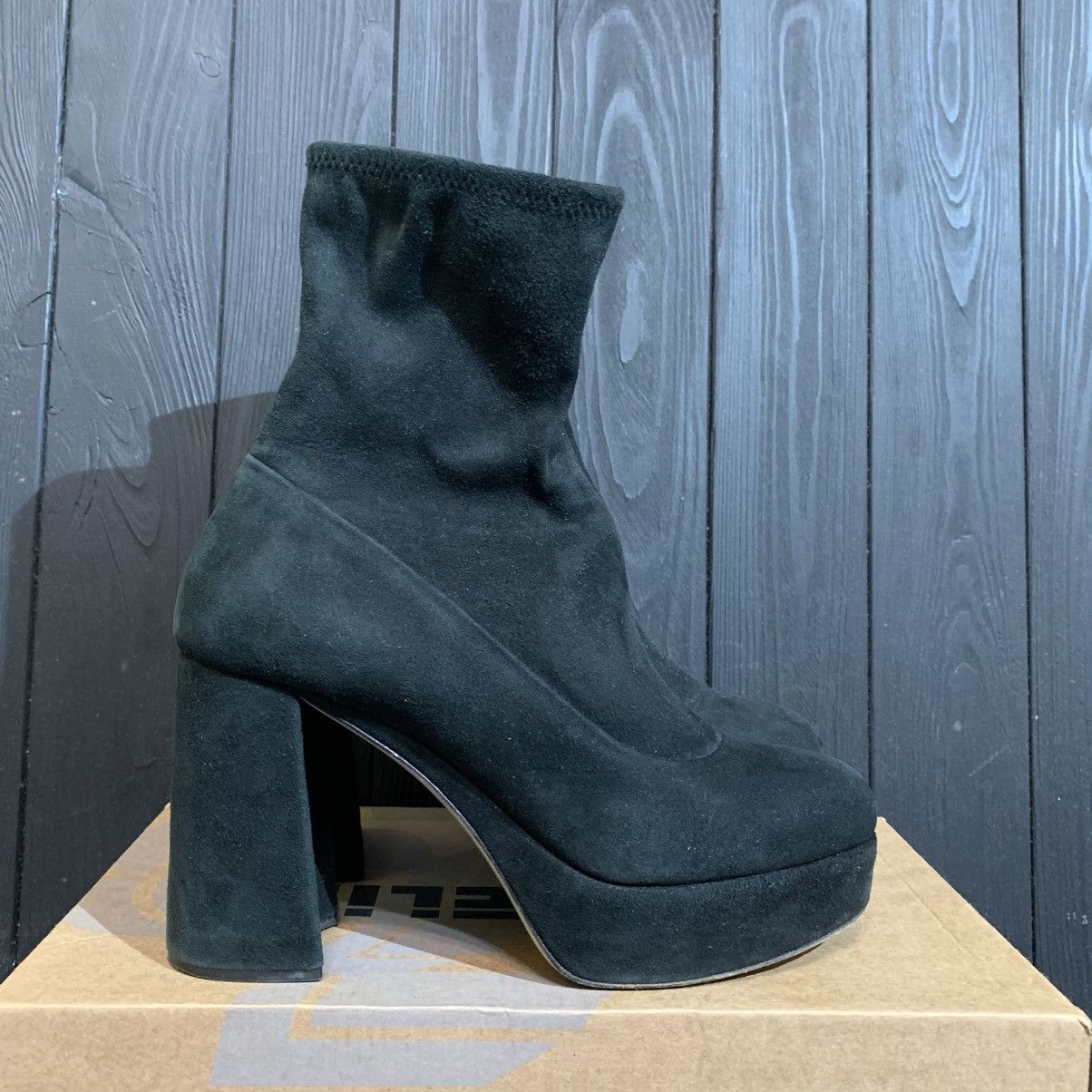 Miu Miu Miu Miu Women’s Black Suede Heels Size 39 Size US 9 / IT 39 - 1 Thumbnail