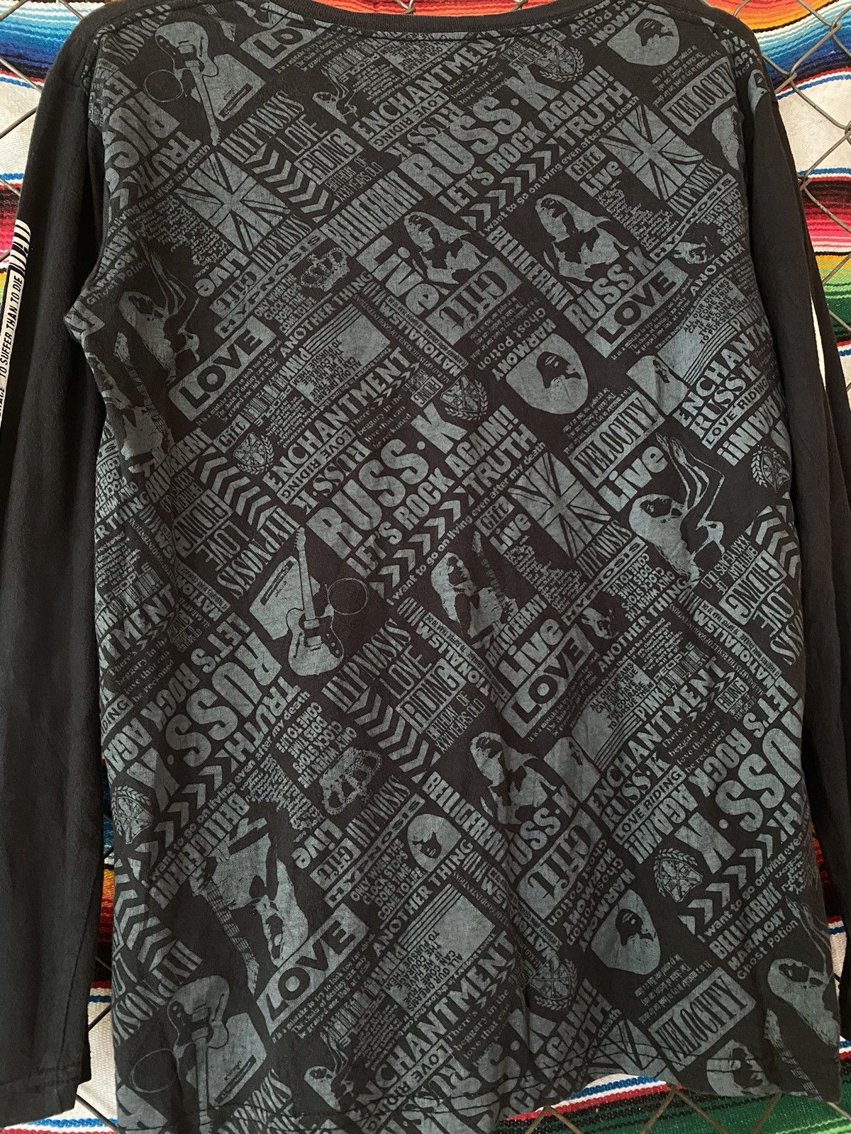 Hysteric Glamour × If Six Was Nine × Japanese Brand Y2k Russ’k “Hysteric Glamour style” ifsixwasnine longsleeve Size US M / EU 48-50 / 2 - 4 Thumbnail