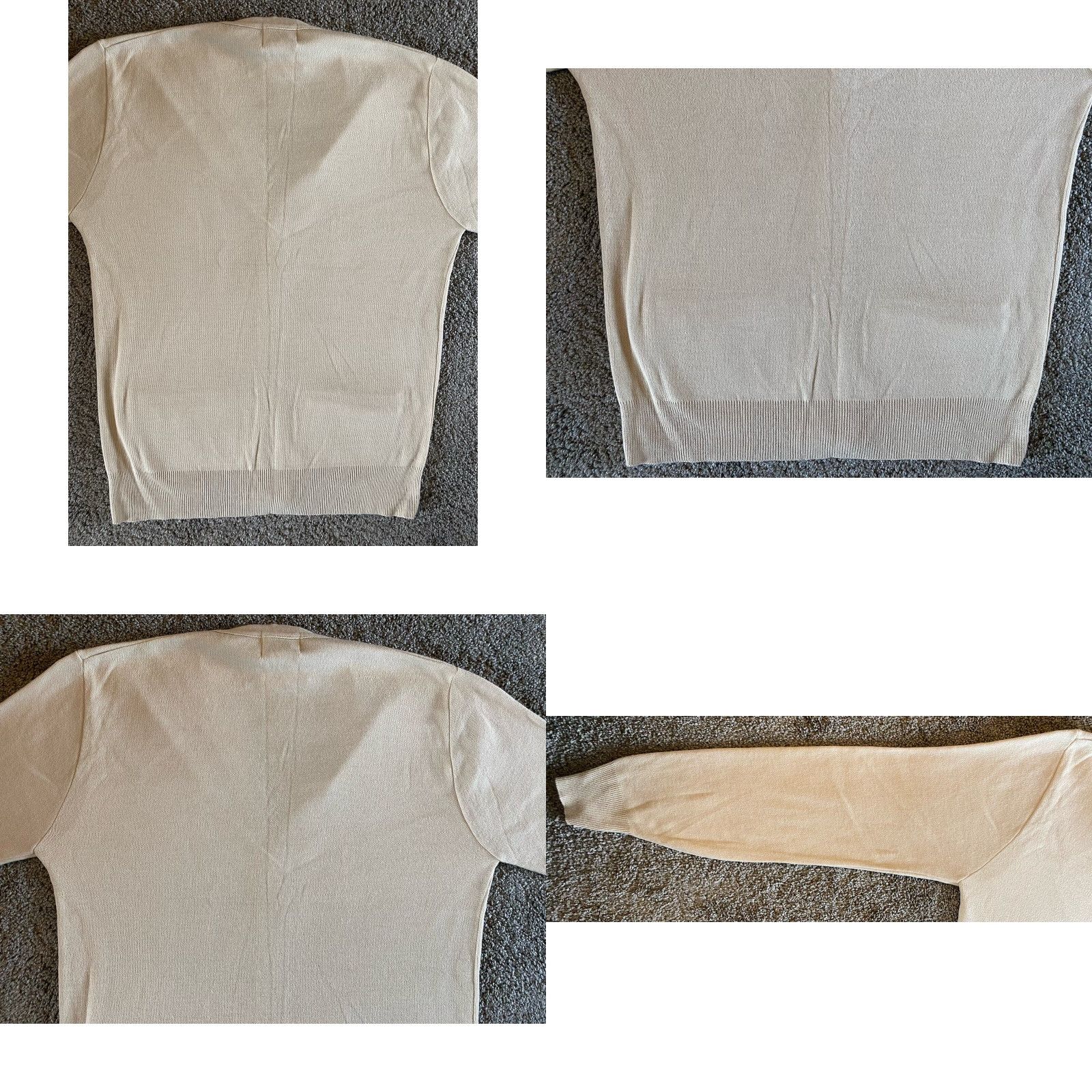 Sears VINTAGE Sears Classics Cardigan Men’s L Regular Acrylic Beige USA 80s 90s Classic Designer Preppy Cardigan Sweater Mens Size US L / EU 52-54 / 3 - 9 Thumbnail