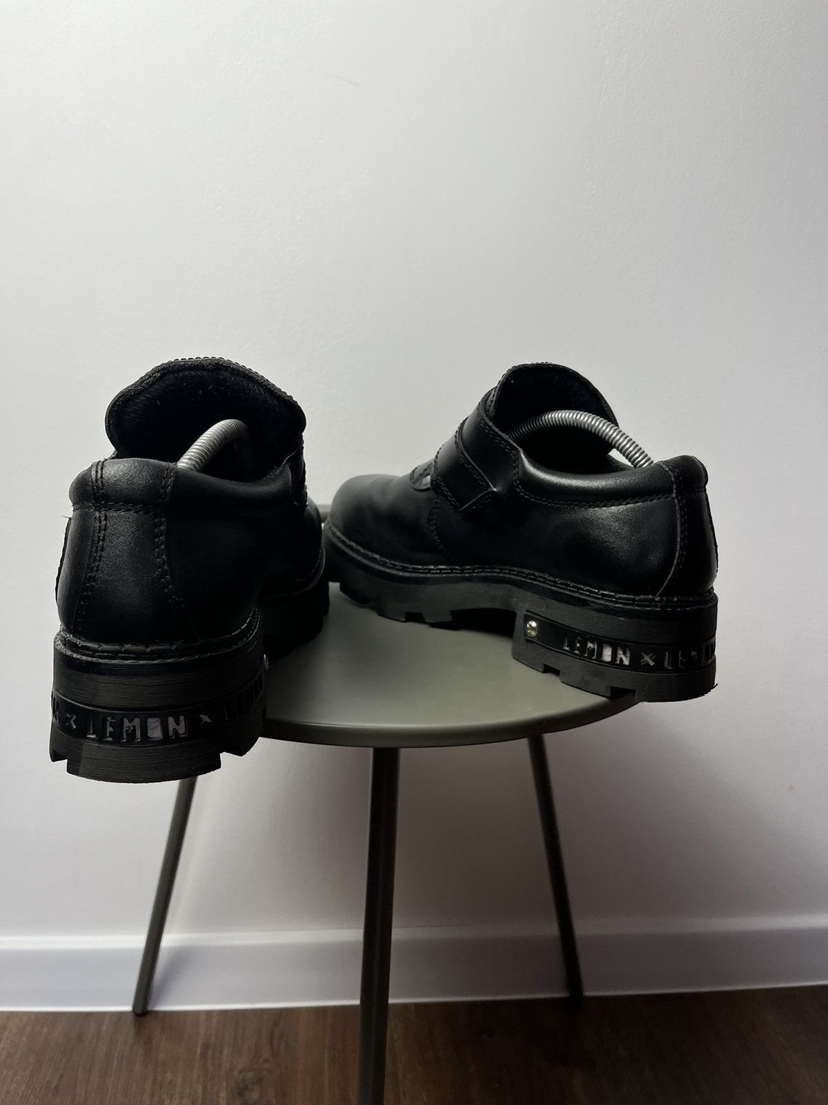 Japanese Brand Heavy Sole Buckle Boots – Platform Punk / Avant-Garde Opium Size US 10 / EU 43 - 9 Thumbnail