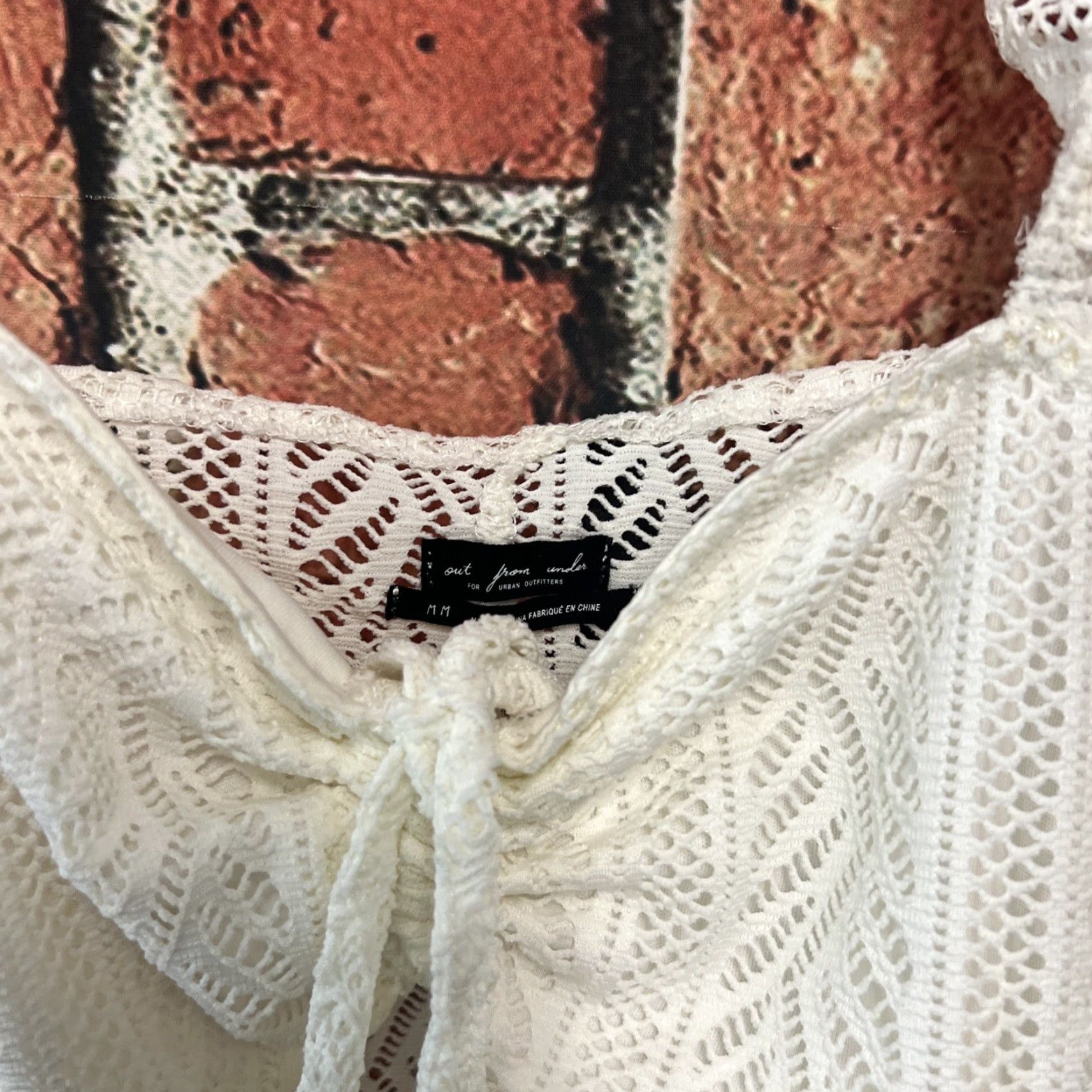 Urban Outfitters Out From Under Urban Outfitters Lace Bodysuit White M Womens Size M / US 6-8 / IT 42-44 - 2 Thumbnail