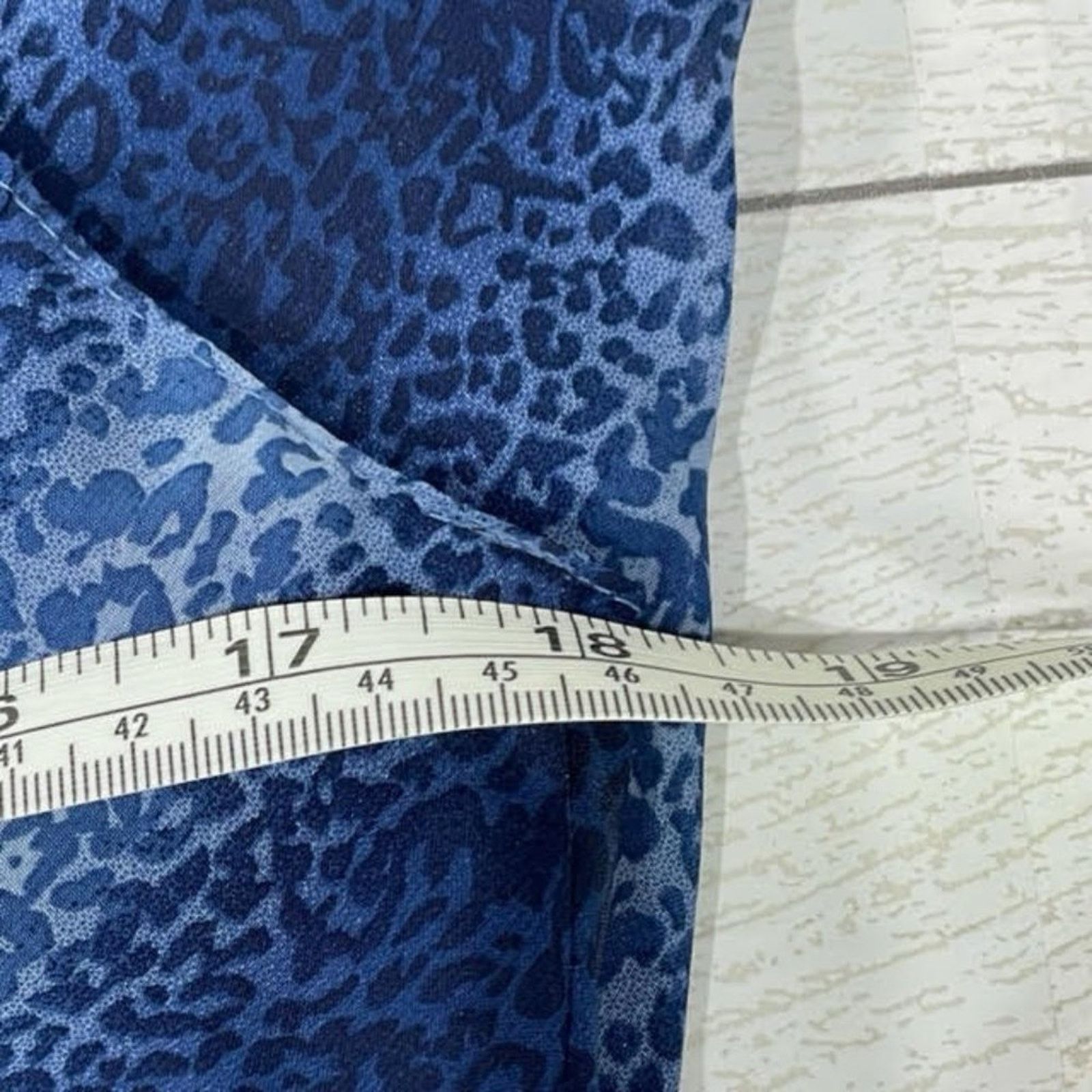 Other Wild Thyme Blue Ombre Leopard Sheath Dress with Shawl 16 Size XXL / US 16-18 / IT 52-54 - 6 Thumbnail