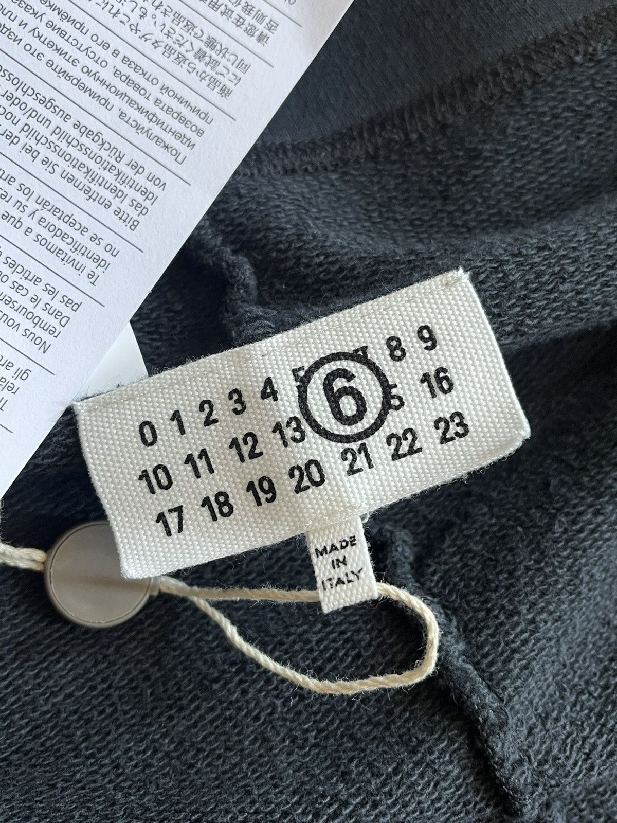 Maison Margiela Maison Margiela MM6 Not What It Is Zip Up Hoodie Black AW24 Size US L / EU 52-54 / 3 - 10 Thumbnail