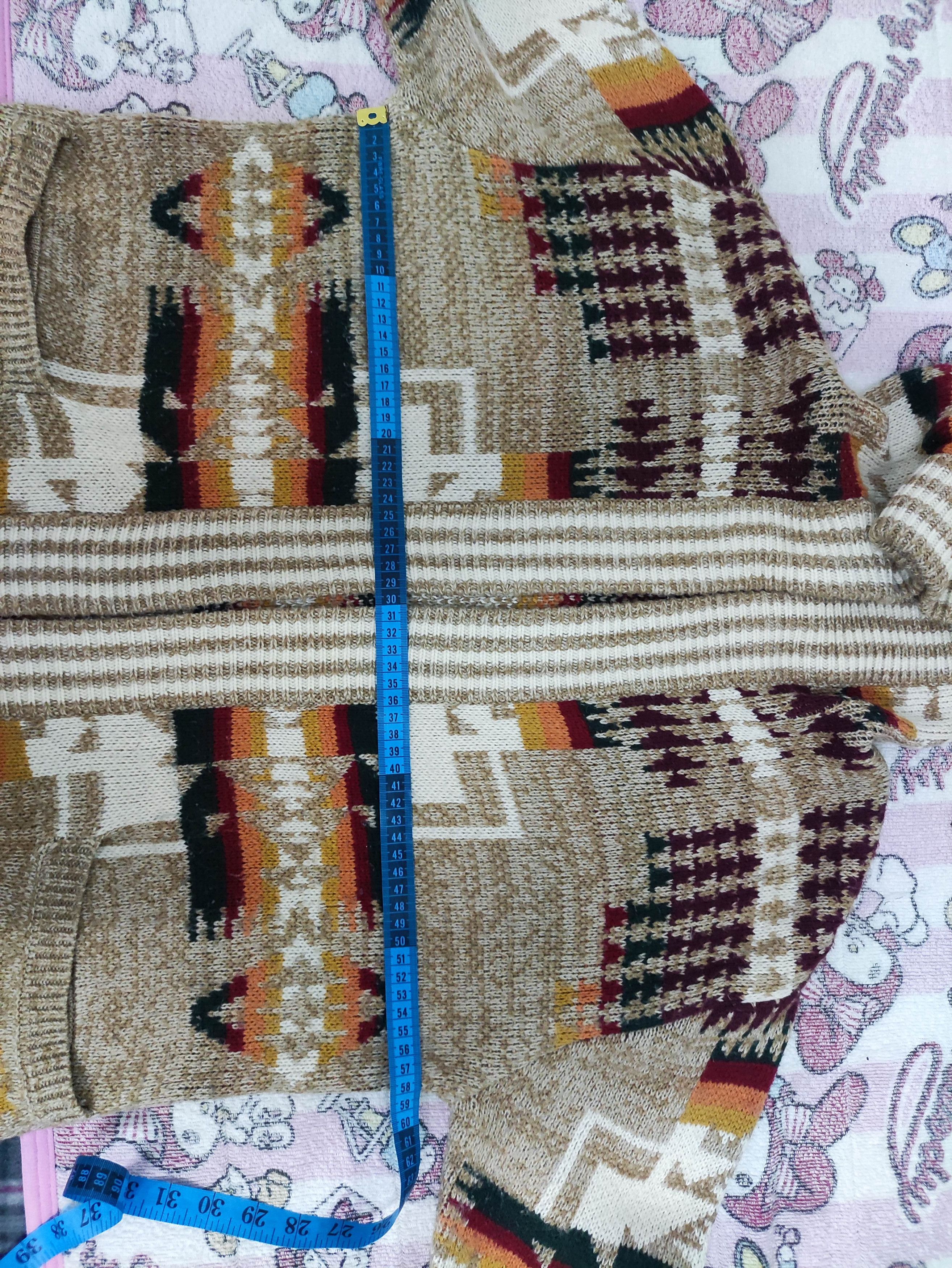 Aran Isles Knitwear Vintage Rose Bud Cardigan Hoodie Knit Size US L / EU 52-54 / 3 - 9 Thumbnail