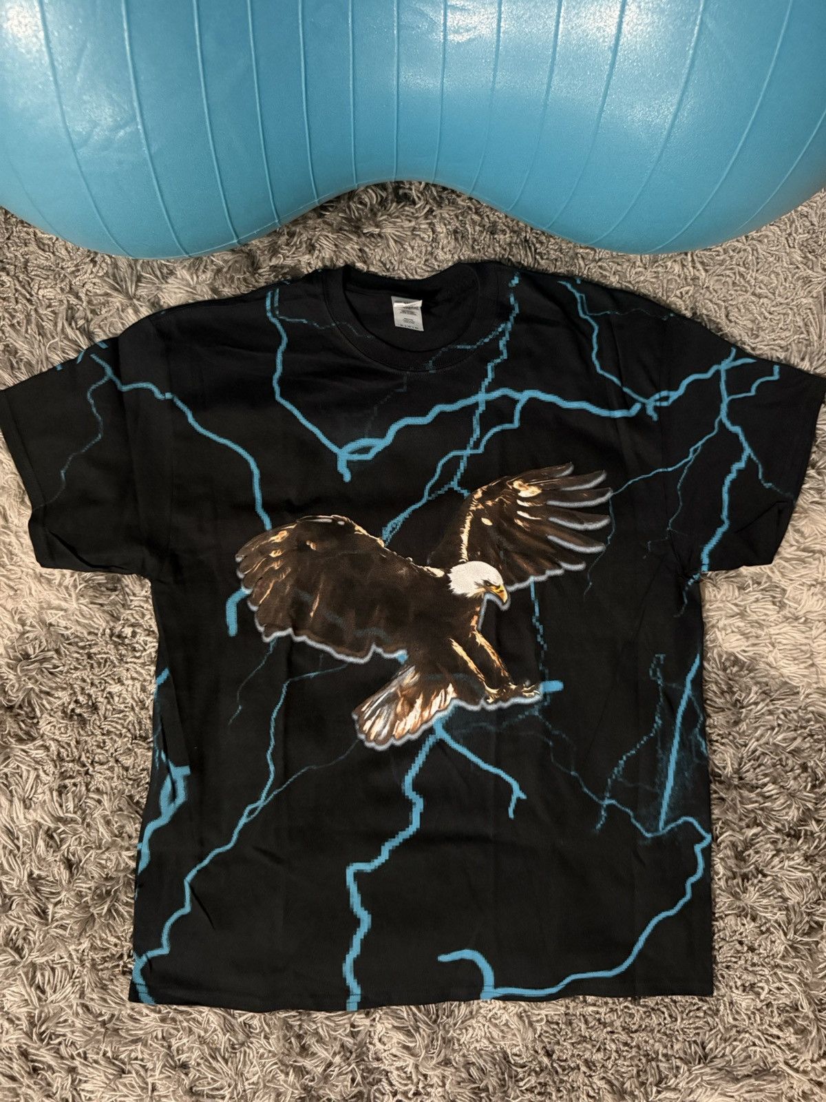 Travis Scott TRAVIS SCOTT “BIRDS IN THE TRAP” LIGHTINING TEE in XL Size US XL / EU 56 / 4 - 1 Thumbnail
