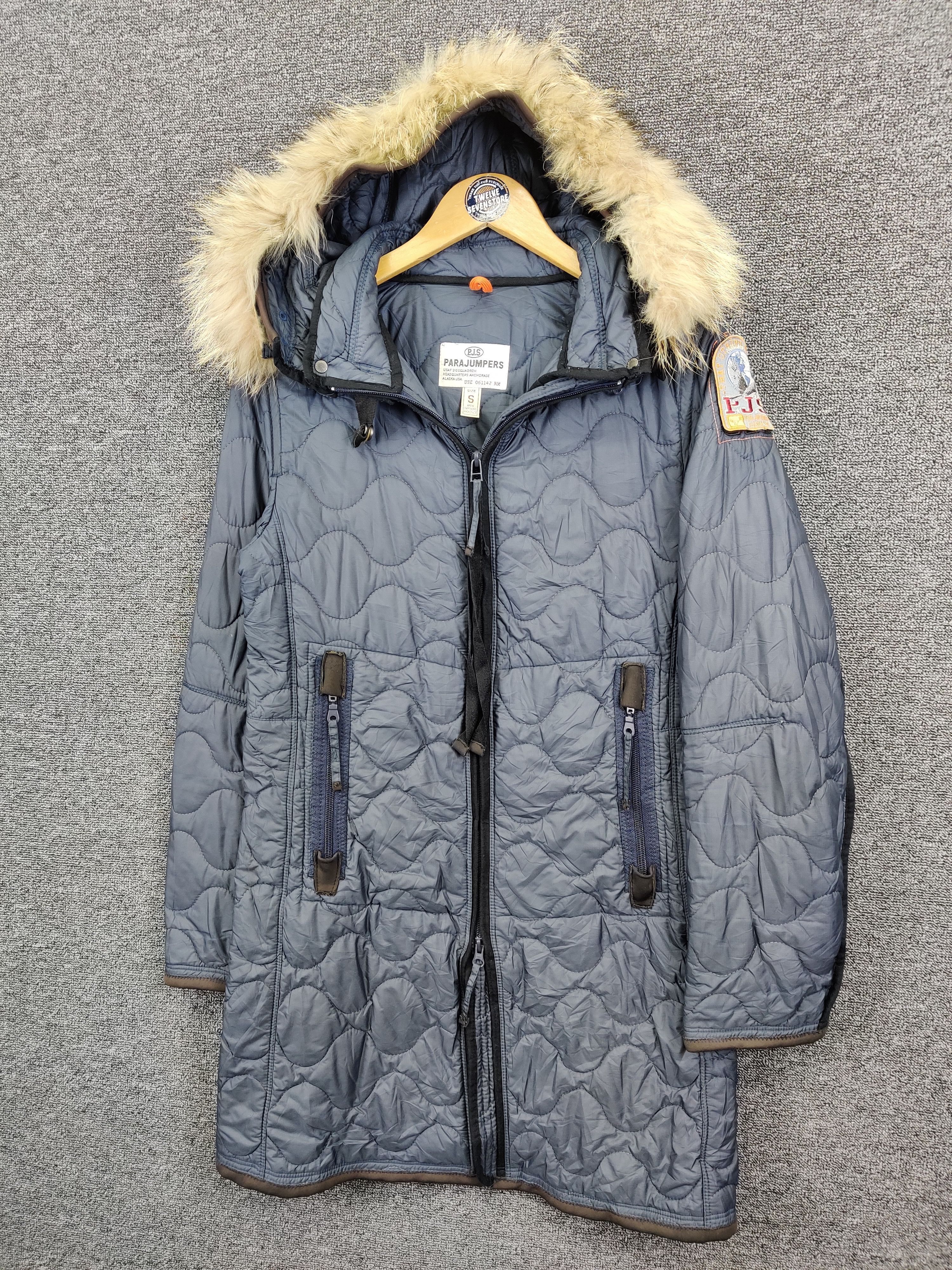 Vintage Vintage Parajumpers Quilted Military Parkas Fur Size US S / EU 44-46 / 1 - 2 Thumbnail