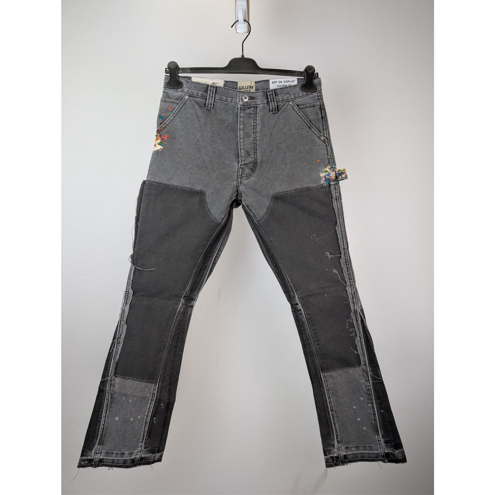 Gallery Dept. o1rshd1 LA Flare Carpenter Jeans in Charcoal Size US 31 - 2 Thumbnail